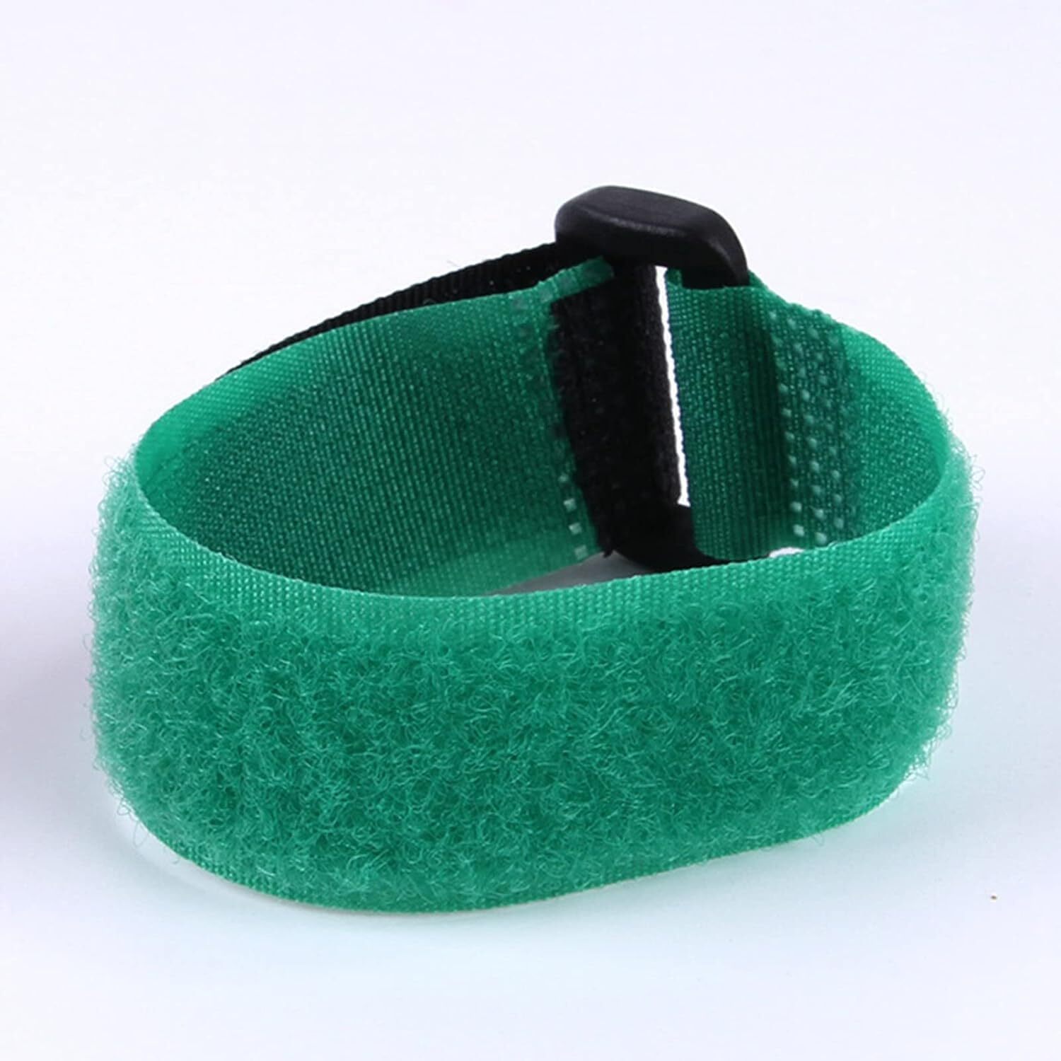 2Pcs Green Chicken Neckband Anti-Crowing Breathable Rooster Collar Adjustable