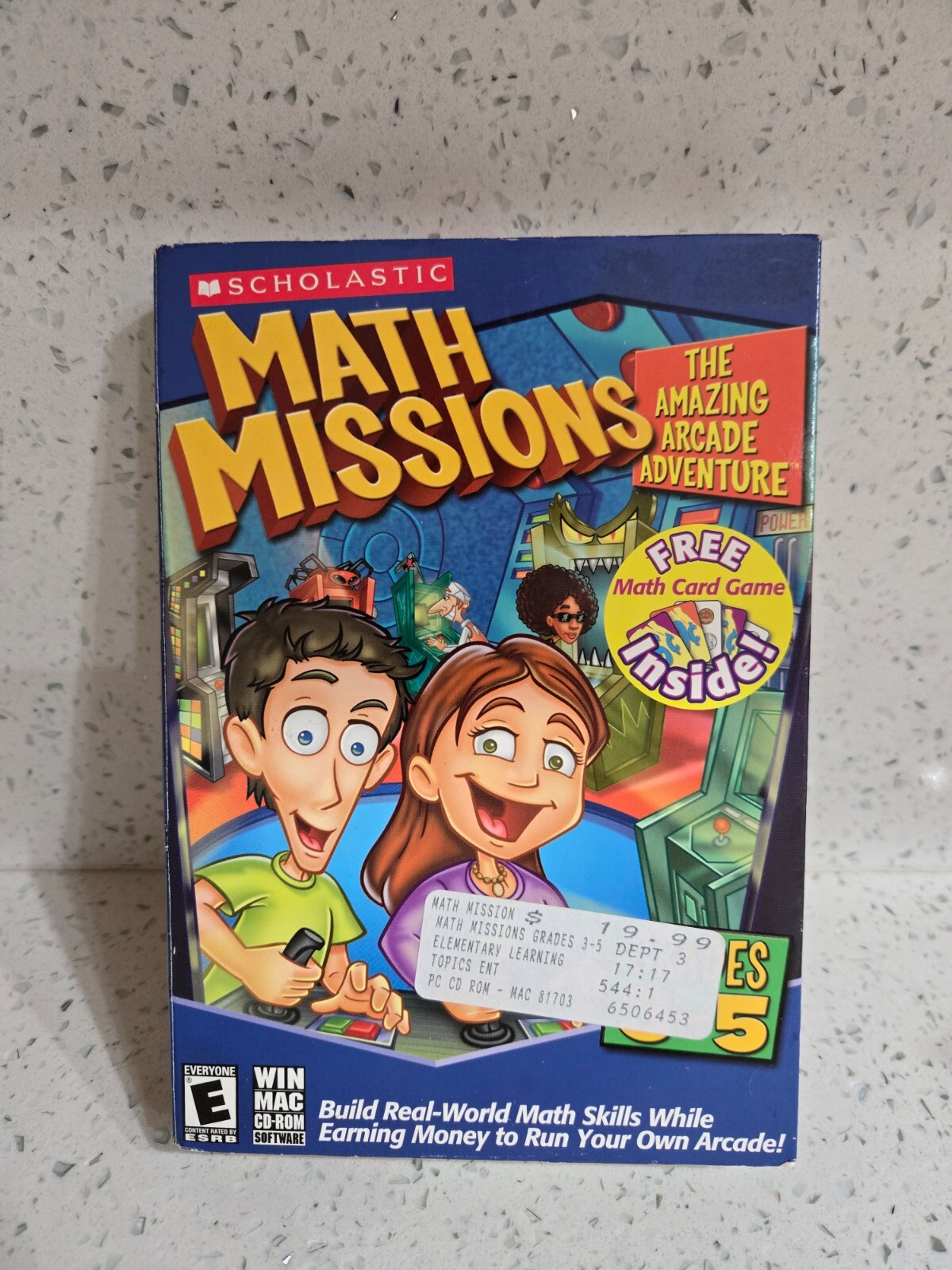 Math Missions: The Amazing Arcade Adventure with Math Card Game (Grades 3-5)