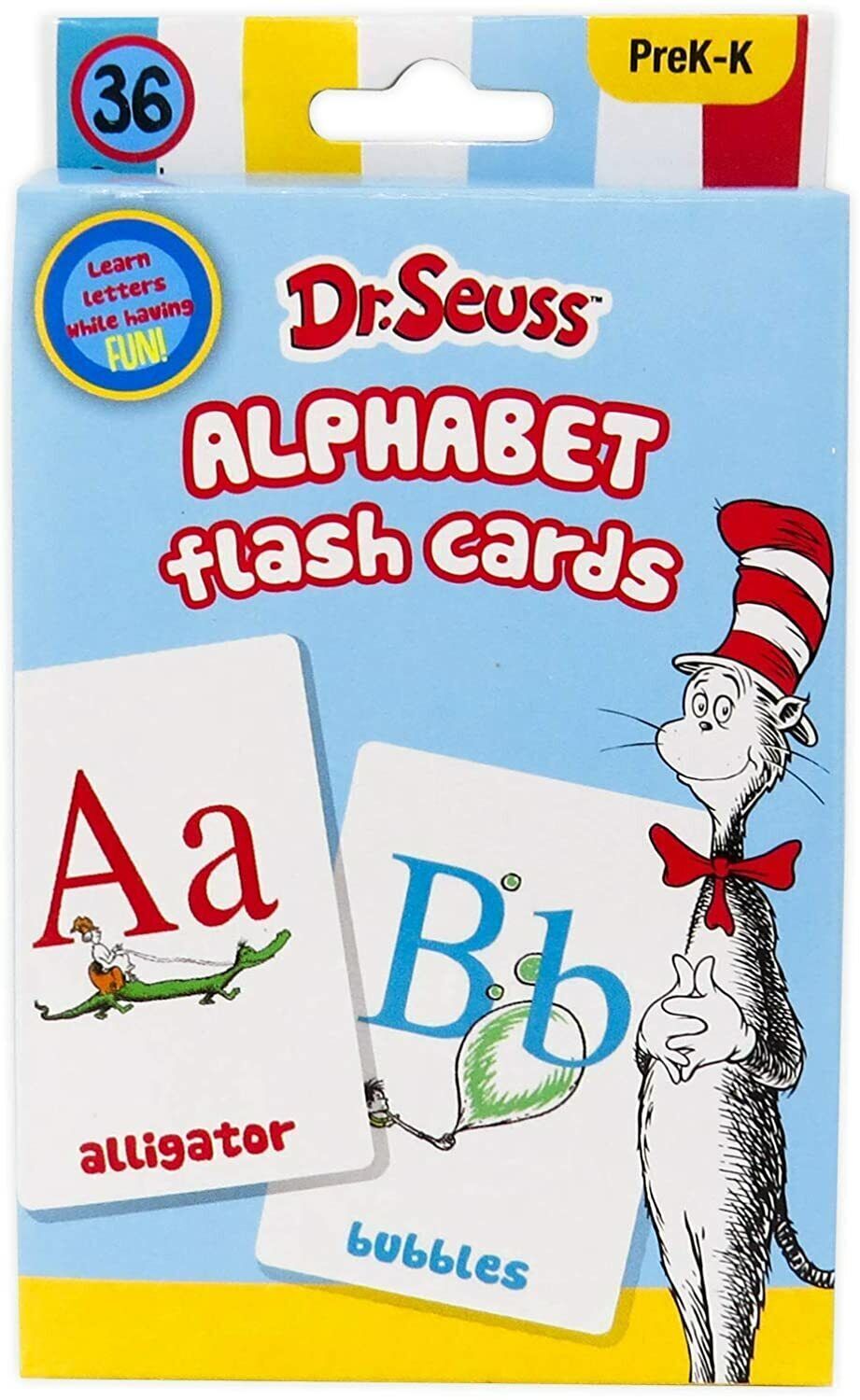 Dr. Seuss Flash Cards 4 Boxes Pre-K 1st Words Alphabet Colors Numbers Shapes