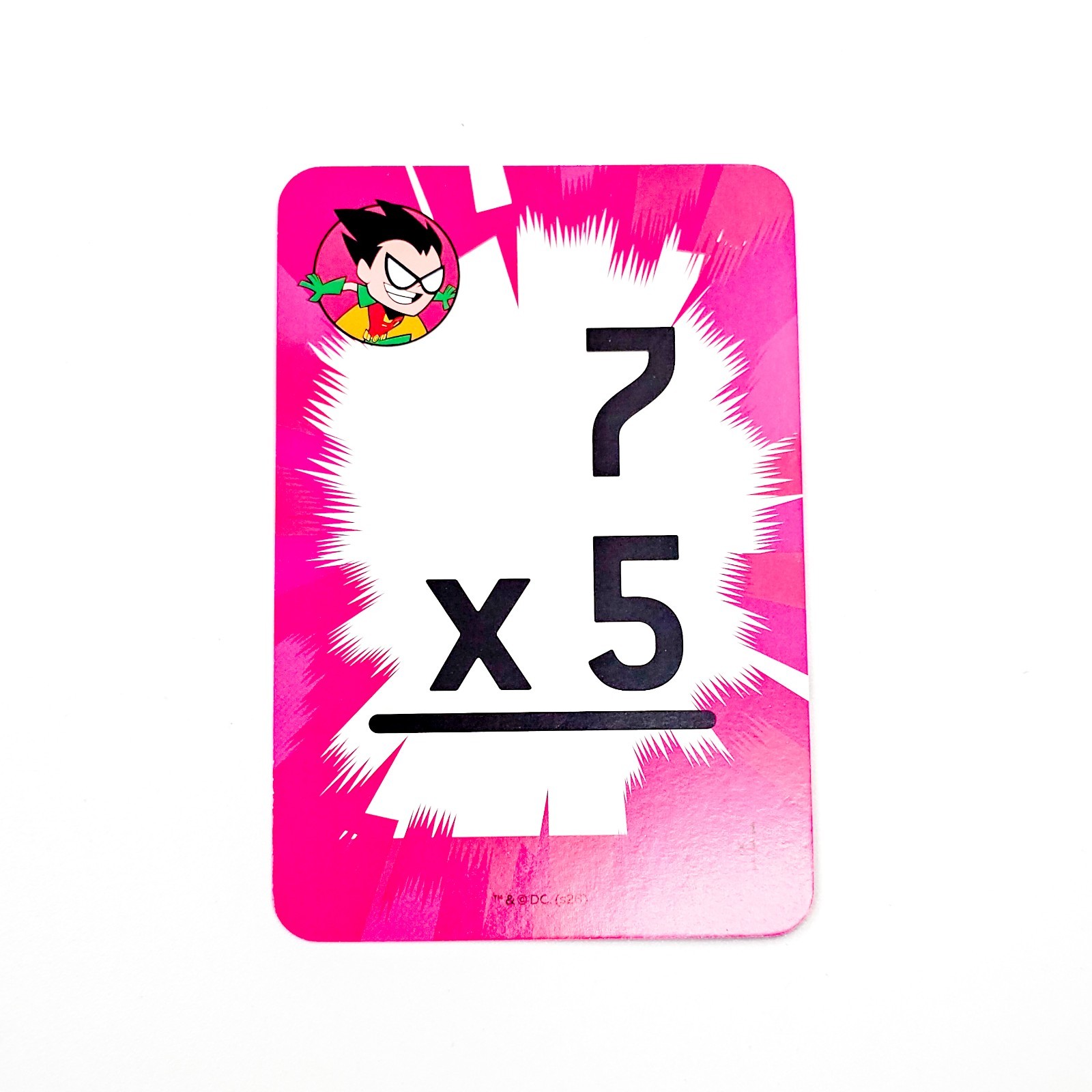 Teen Titans Go Multiplication Flash Cards 36 Count Childrens NEW DC Bendon