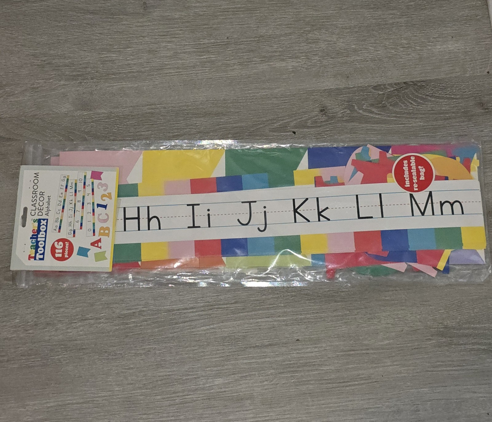 Teachers Toolbox 116 Pieces Alphabet Learning Classroom Decor
