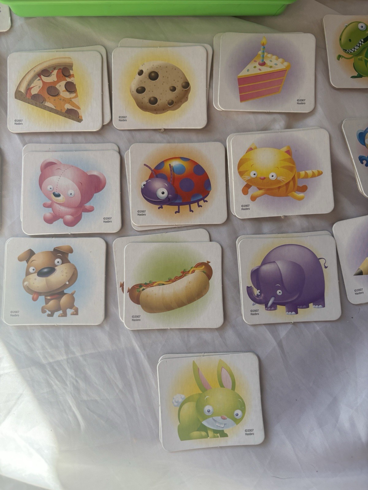 Original Memory Game Hasbro 2007 Complete With 72 Picture Cards And Instructions