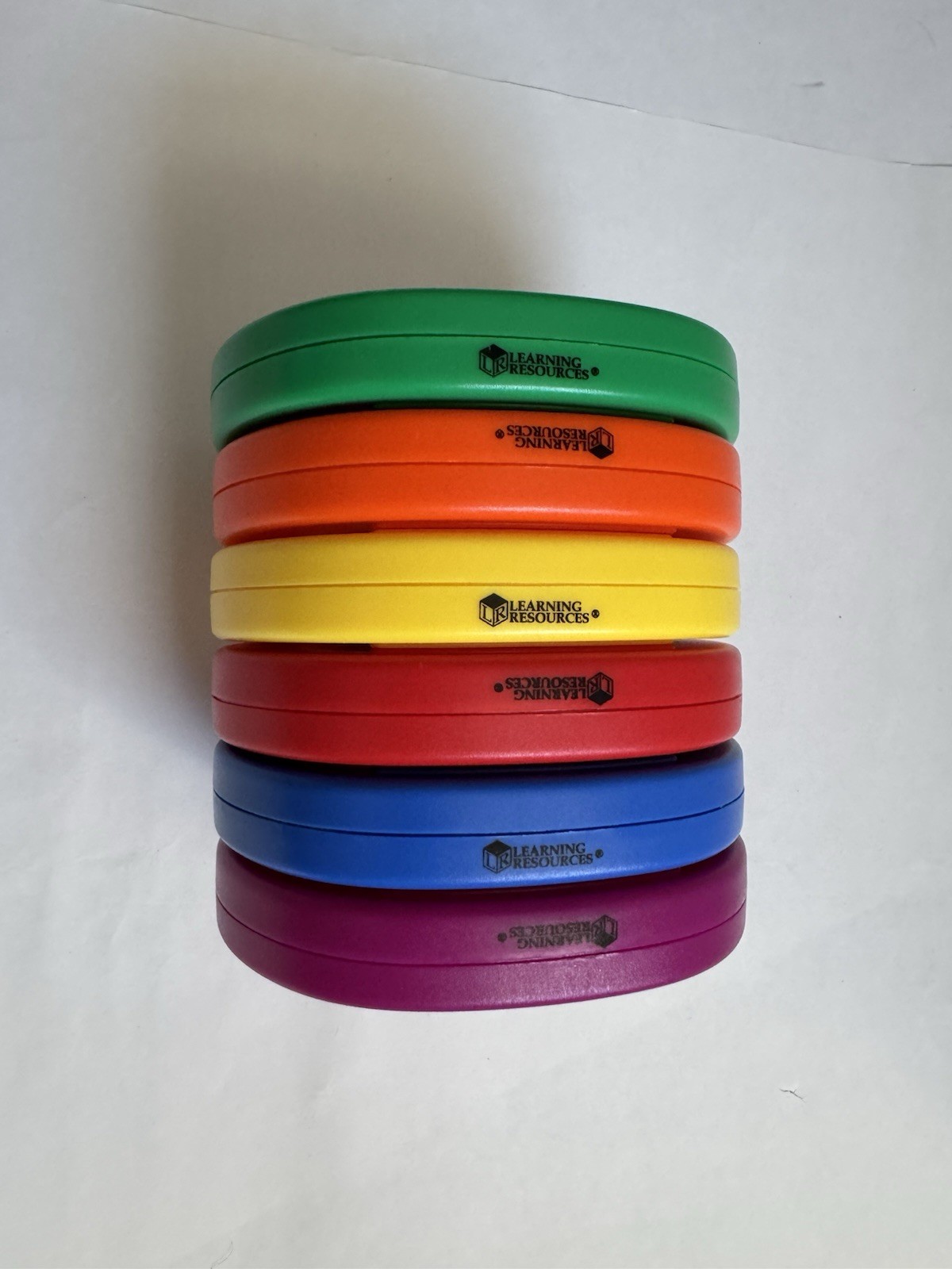 Set Of 6 Rainbow Horseshoe Magnets