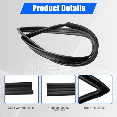 FZJDSD Front Rear Door Glass Run Channel Felt Compatible with Toyota Corolla