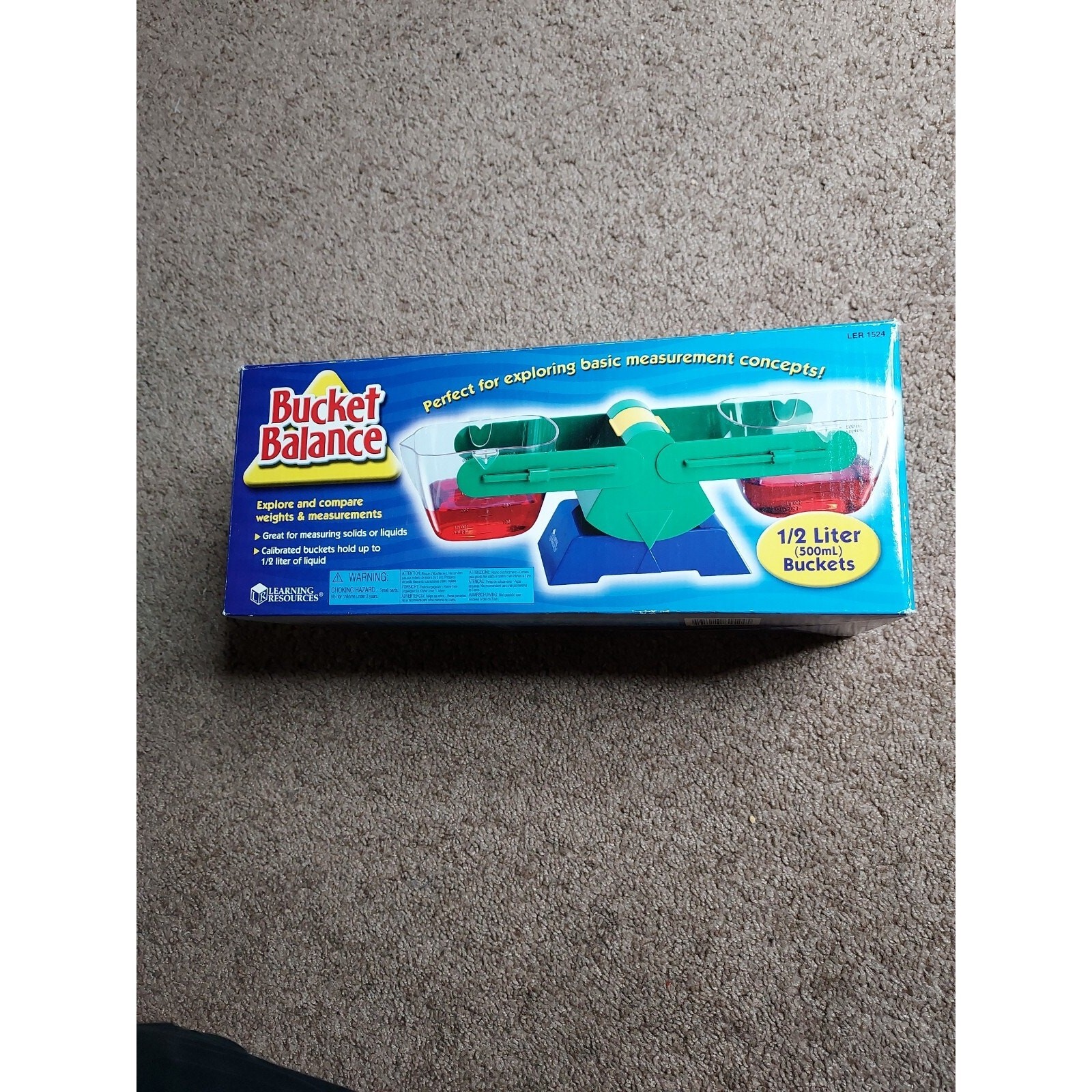 Learning Resources Bucket Balance Teaching Scale Science Math Class homeschool