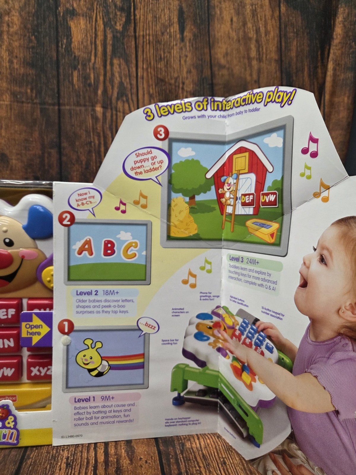 Fisher Price Computer Learning System 9- 36 Months New ABC Laugh Smile Learn