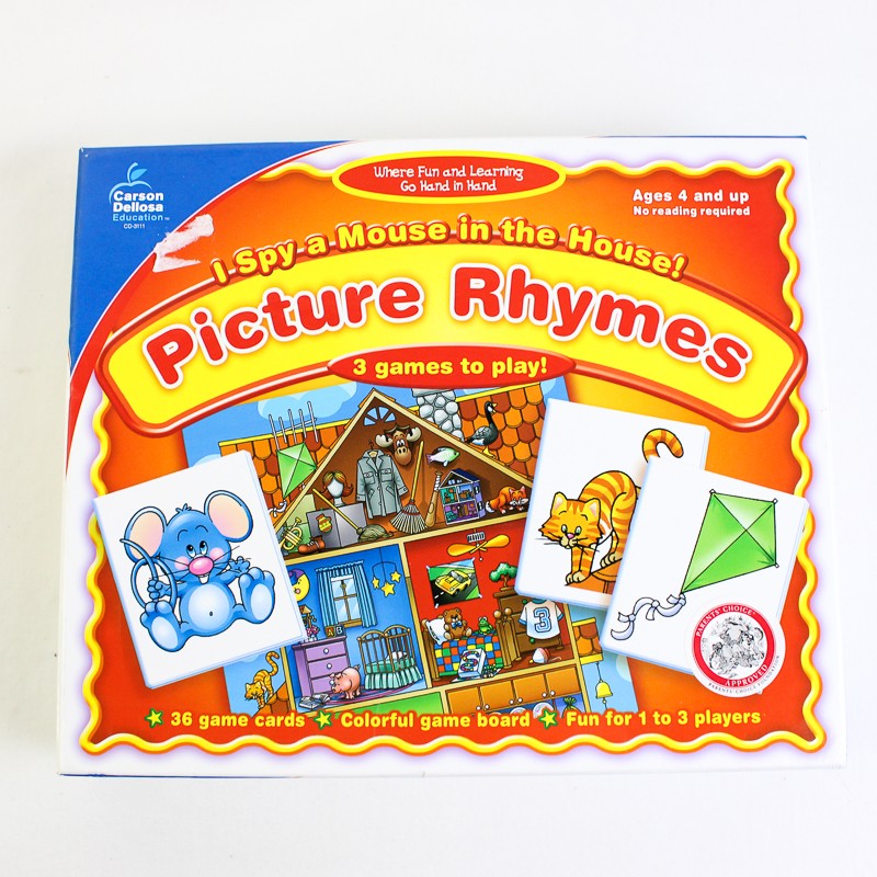 Carson-Dellosa I Spy a Mouse in the House Picture Rhymes Missing Instructions