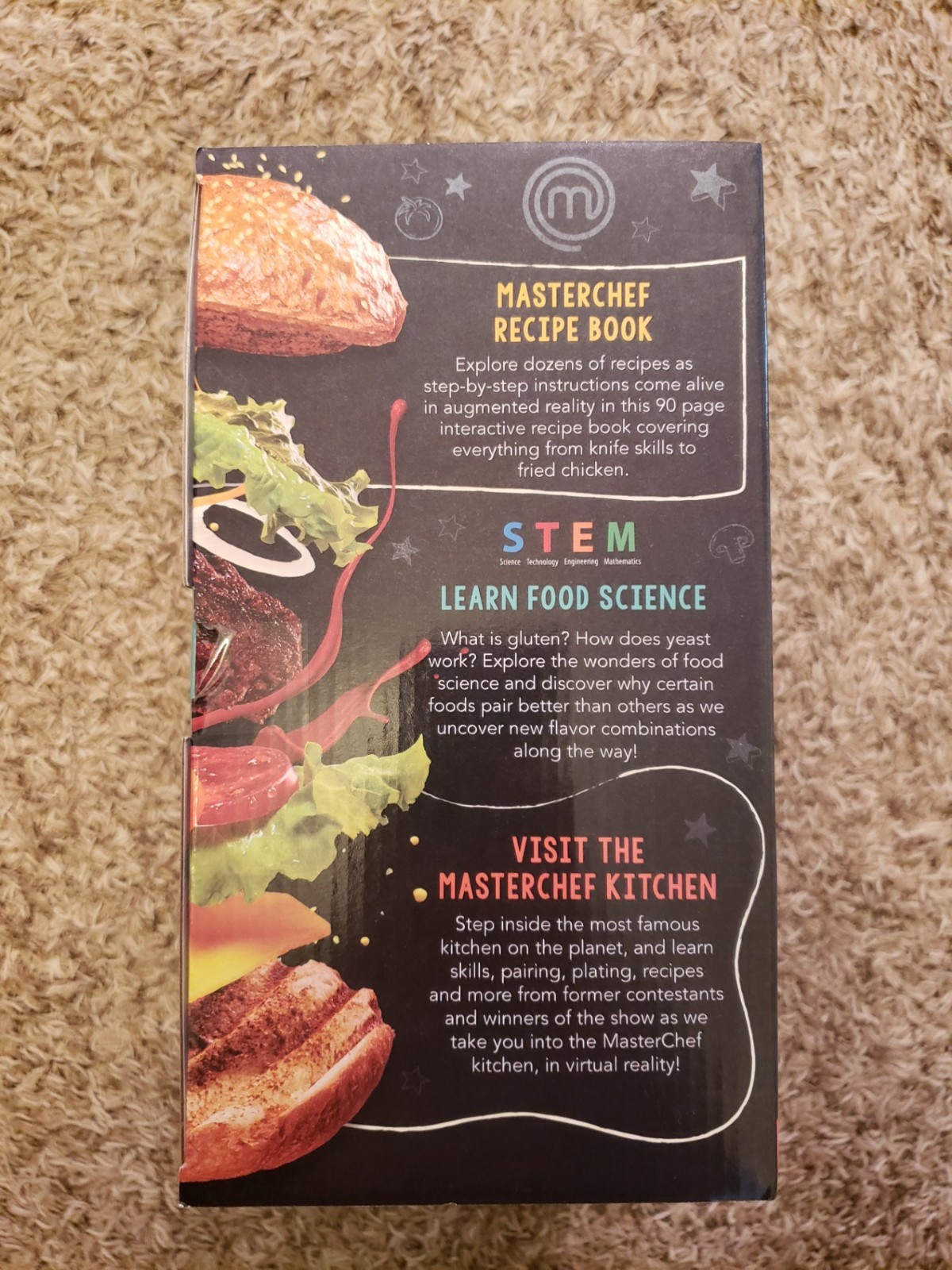 VR MasterChef Junior Recipe Book & Cooking Kit Virtual Reality Kids 21 Piece Set