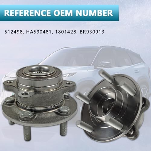 512498 Front Wheel Bearing Hub Assembly Fit for 2013-2020 Ford Fusion, 2013-2016