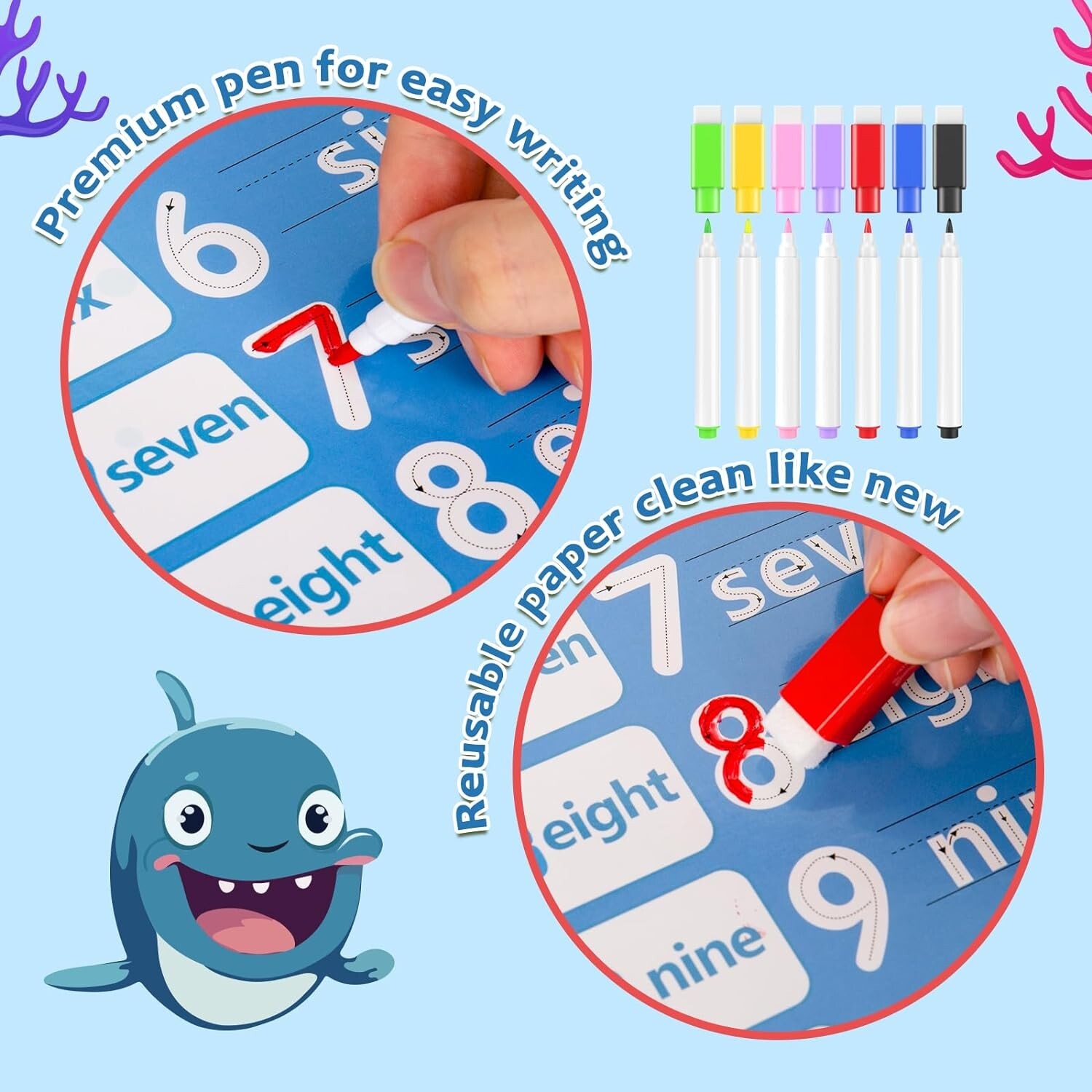 Preschool Busy Book for Toddlers Montessori Educational Learning Activity 3+