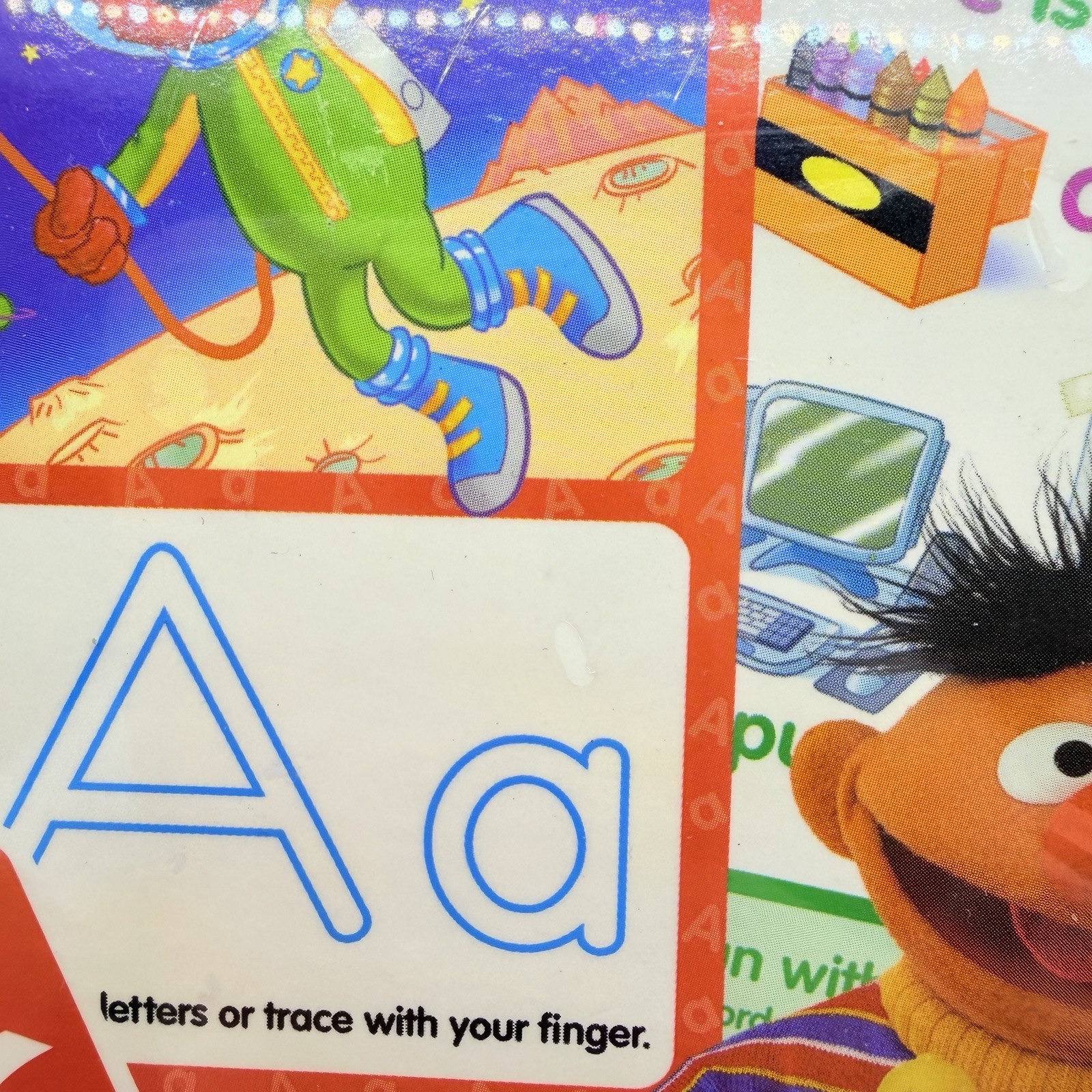 Sesame Street My First ABCs Deluxe Activity Flashcards SEALED 2007 Vintage Elmo