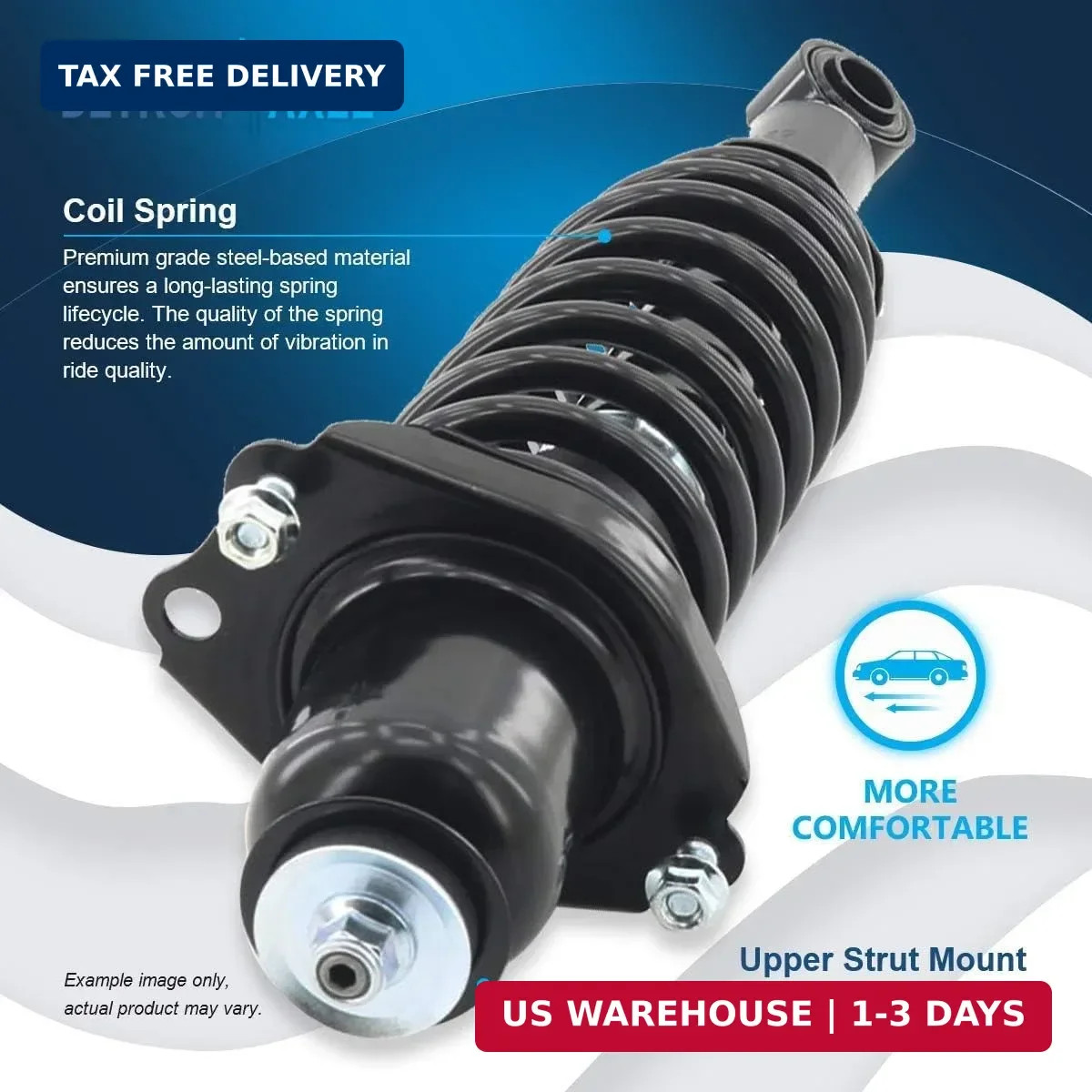 Detroit Axle – 8pc Front Suspension Kit for Toyota 2003-2008 Corolla, Steering K
