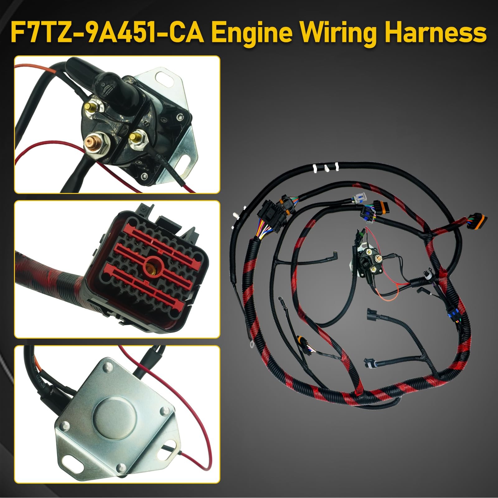 Engine Wiring Harness Ford F250 F350 1997 7.3 Diesel F7TZ