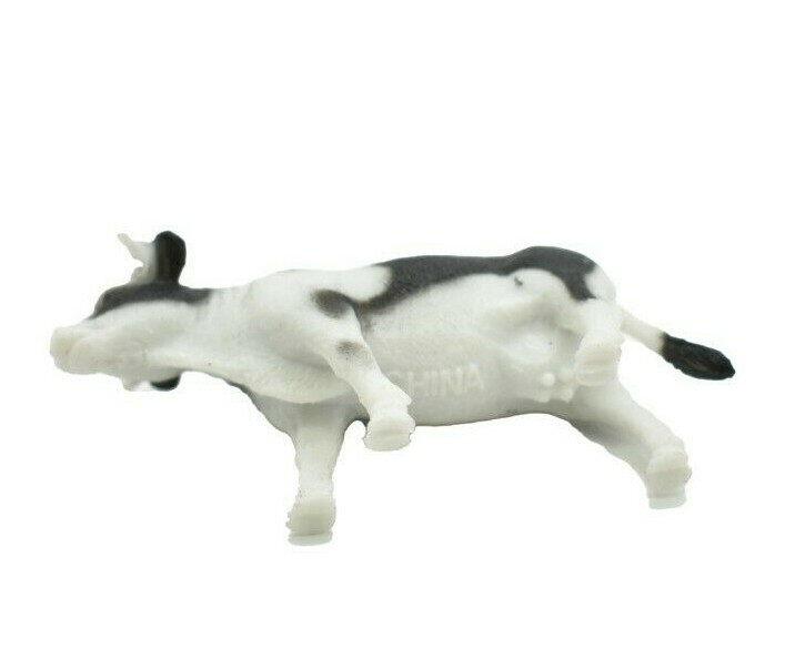 Cow, Dairy Realistic Small Toy Model Plastic Replica Farm Animal Kids 2.5″ F1845