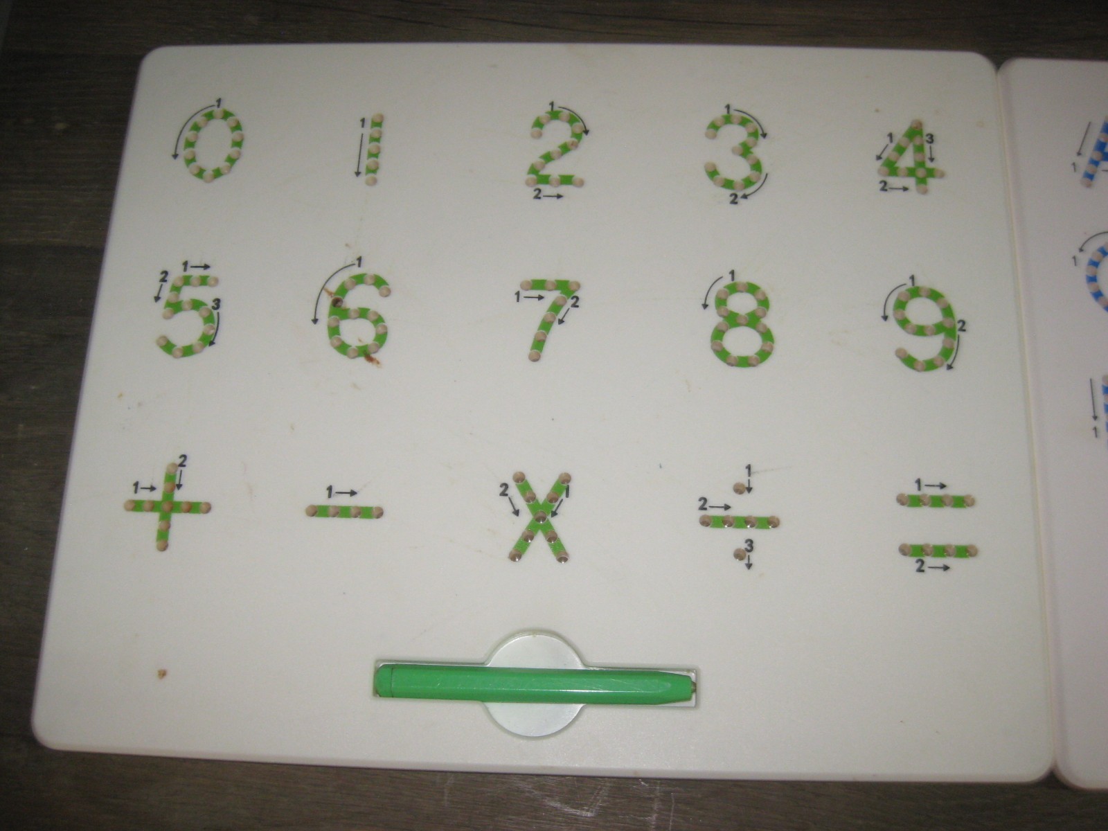 Kid O Magnatab Alphabet & Numbers Tracing Magnetic Sets Plus Xtra Learning Item