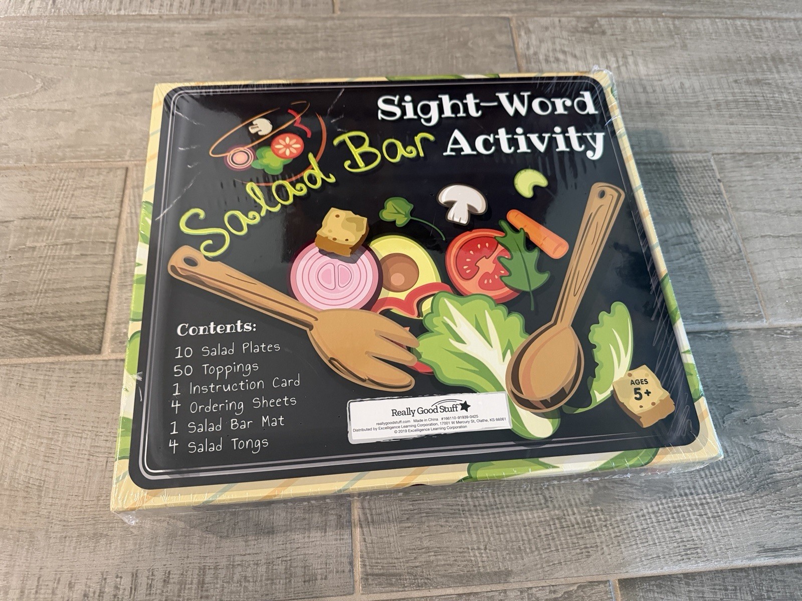 Sight Word Salad Bar Activity New Sealed Educational Homeschool