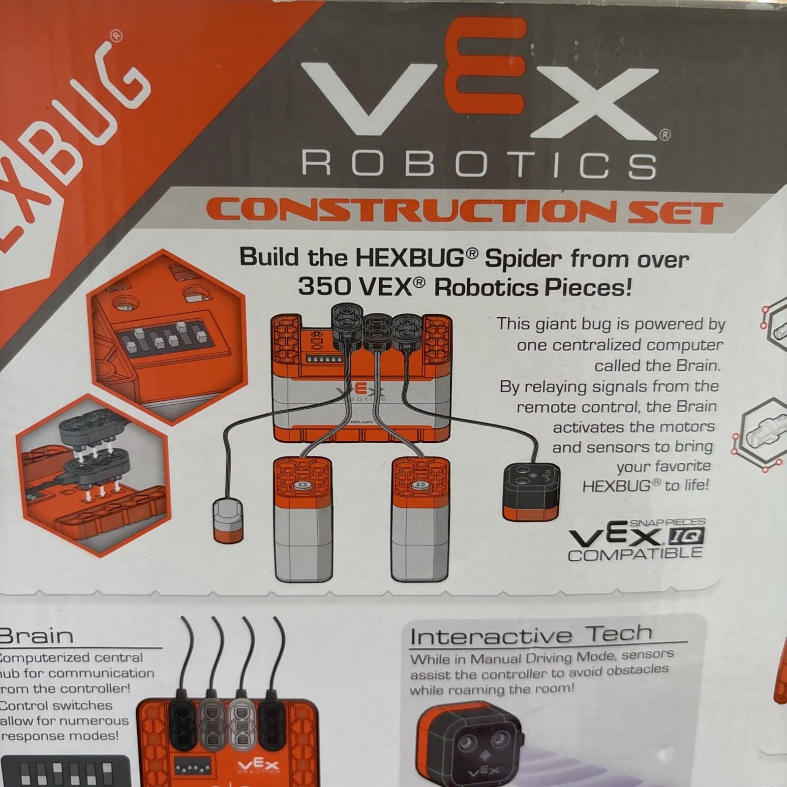 Vex Robotic Spider Construction Kit 350 Pieces