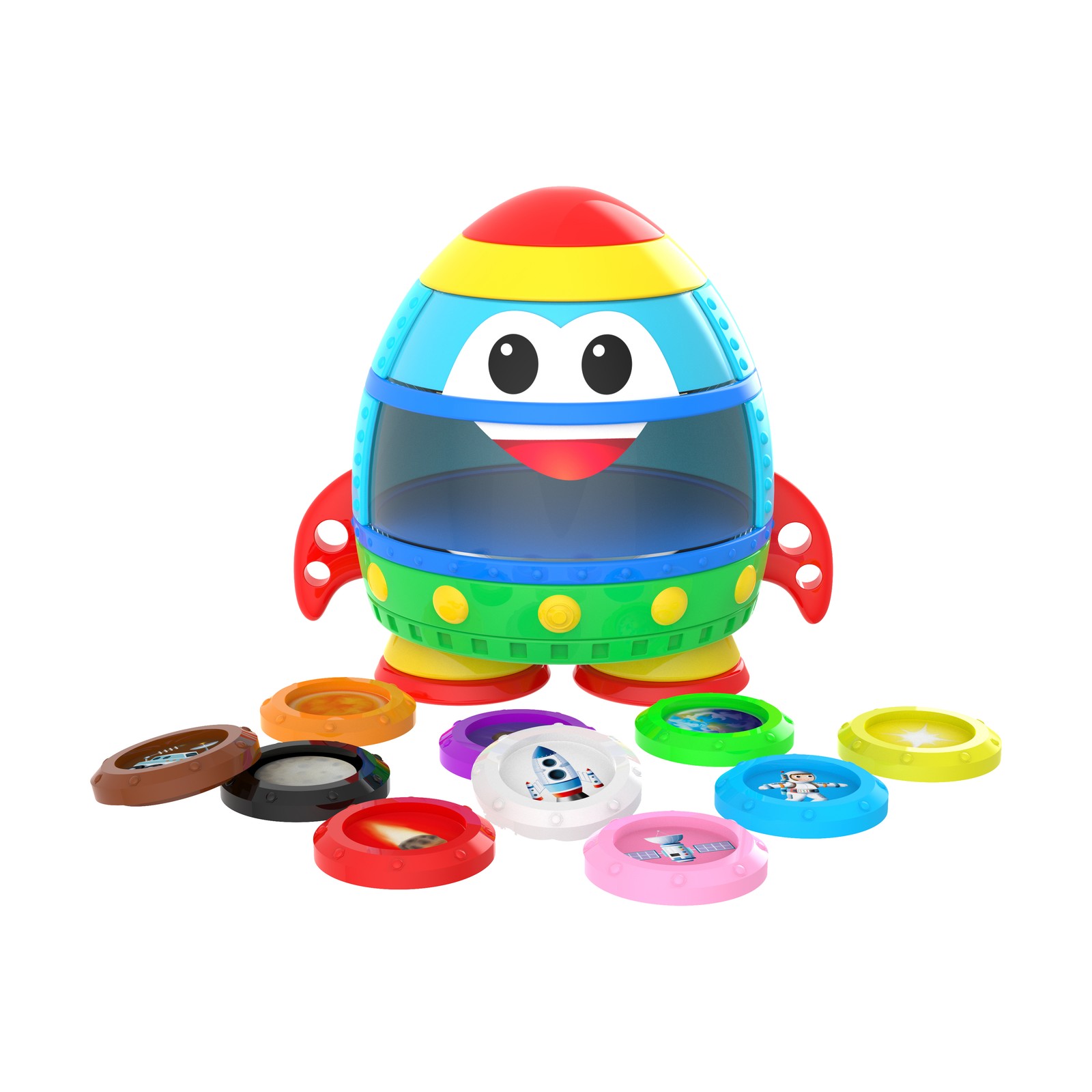 New – The Learning Journey Learn with Me – Rocket – Ages 2-5 | 1+ players
