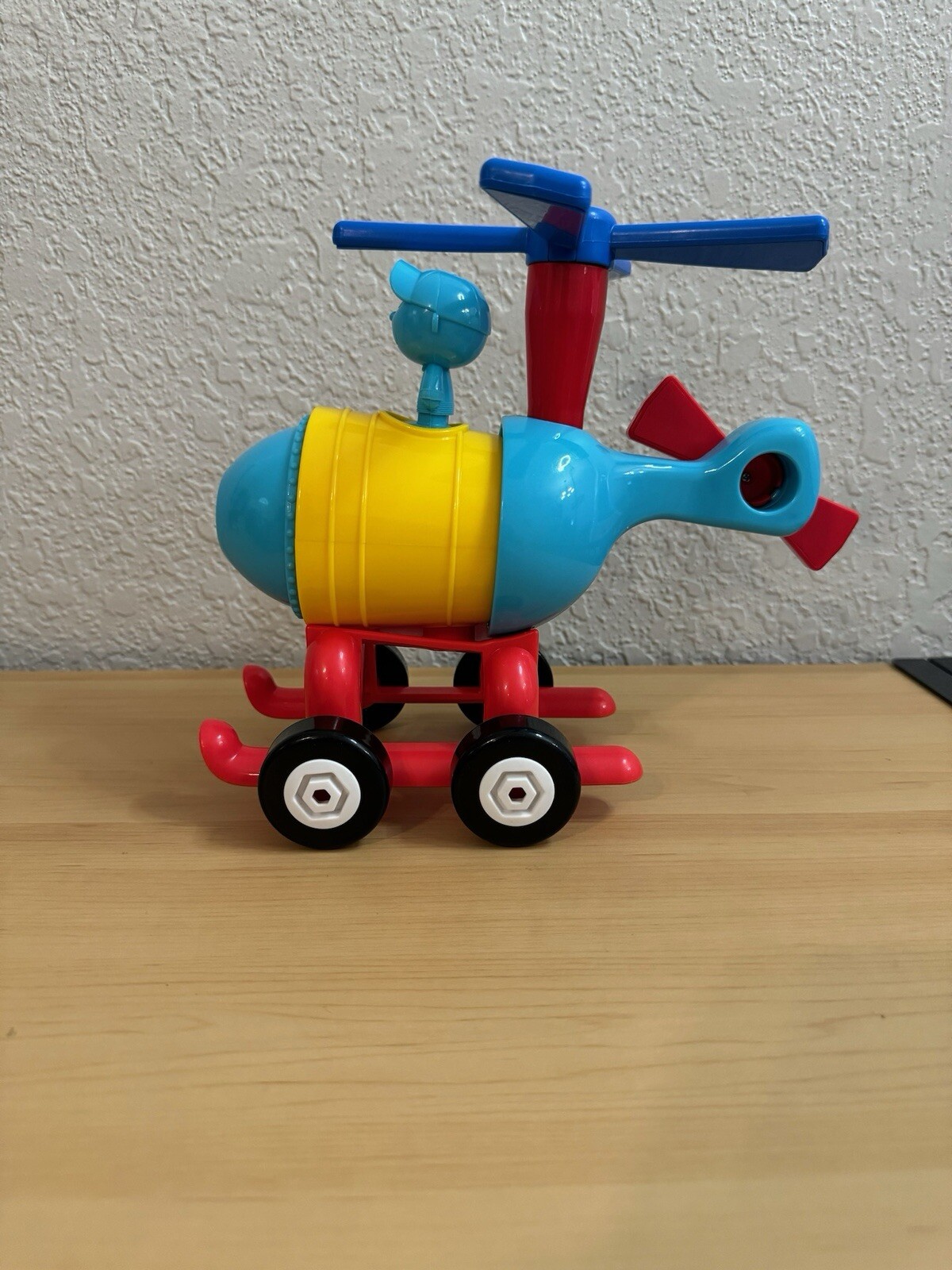 Learning Resources 1-2-3 Build It! Train , Helicopter Rocket -Complete!