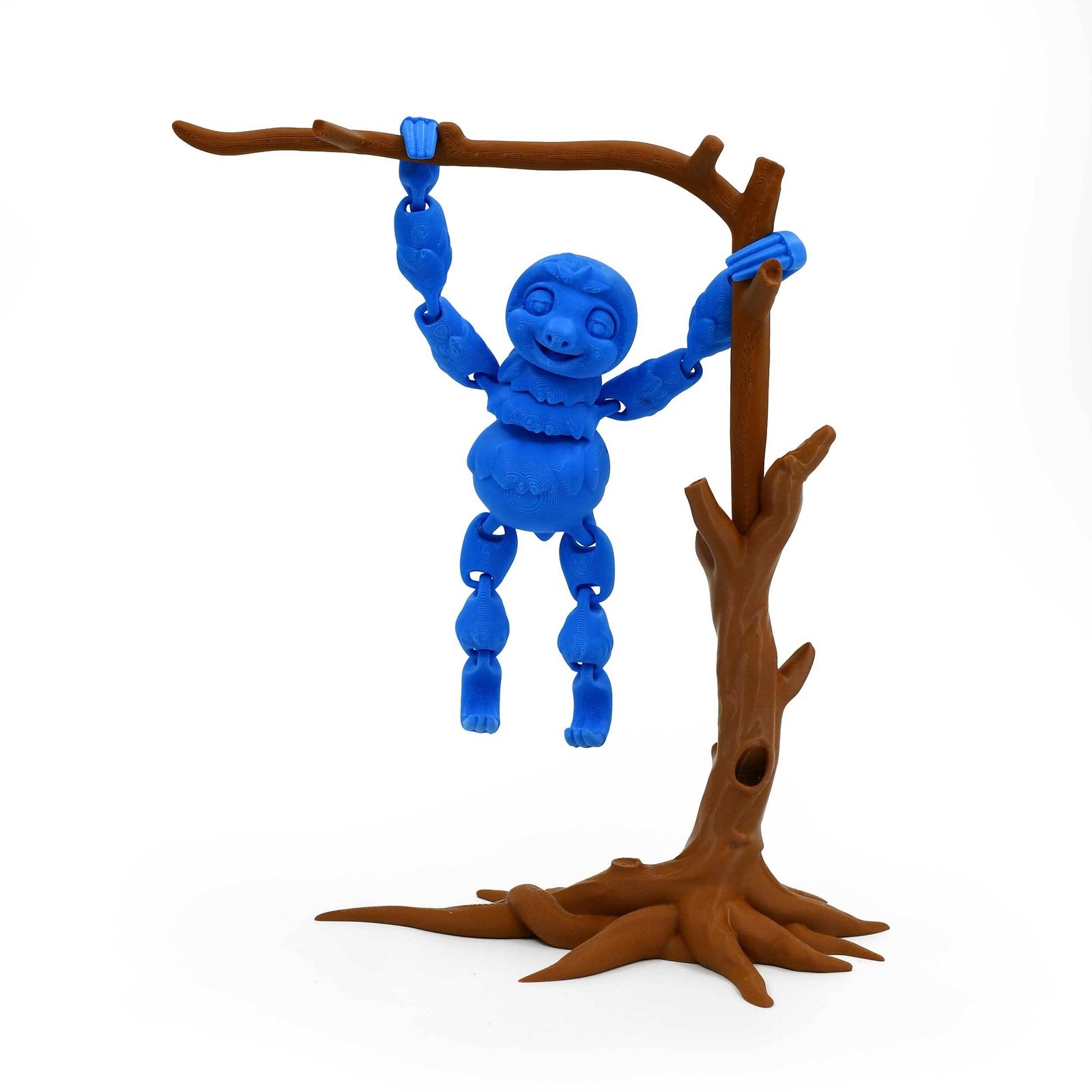 3D Printed Sloth Fidget With Tree Props | Multiple Colors | Black Sheep Products