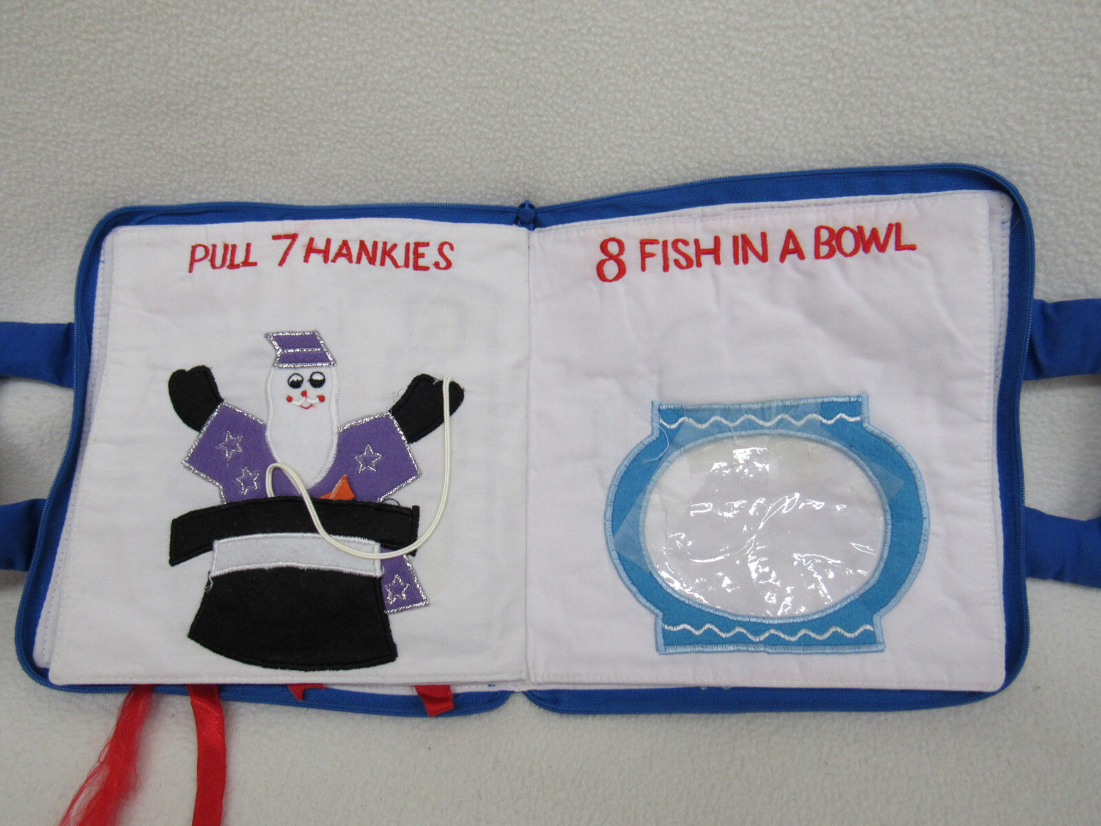Pockets of Learning Soft Cloth Book Count And Play PLEASE READ