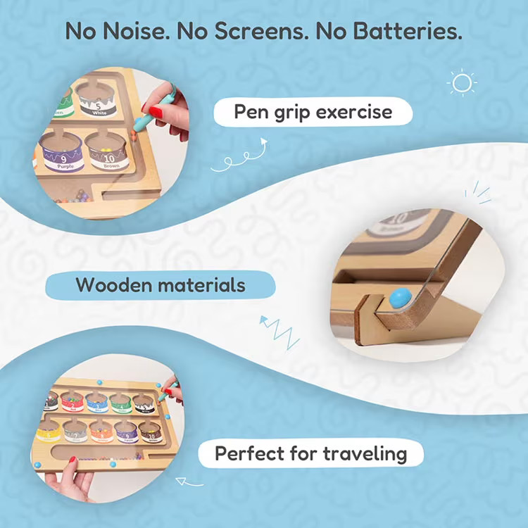 ( NEW ) Montessori Method Preschooler’s Maze( age 3+ ) children’s education