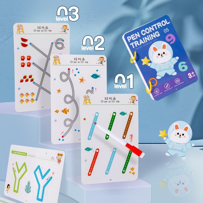 Magic Tracing Copybook Kids Pen Control Montessori Workbook