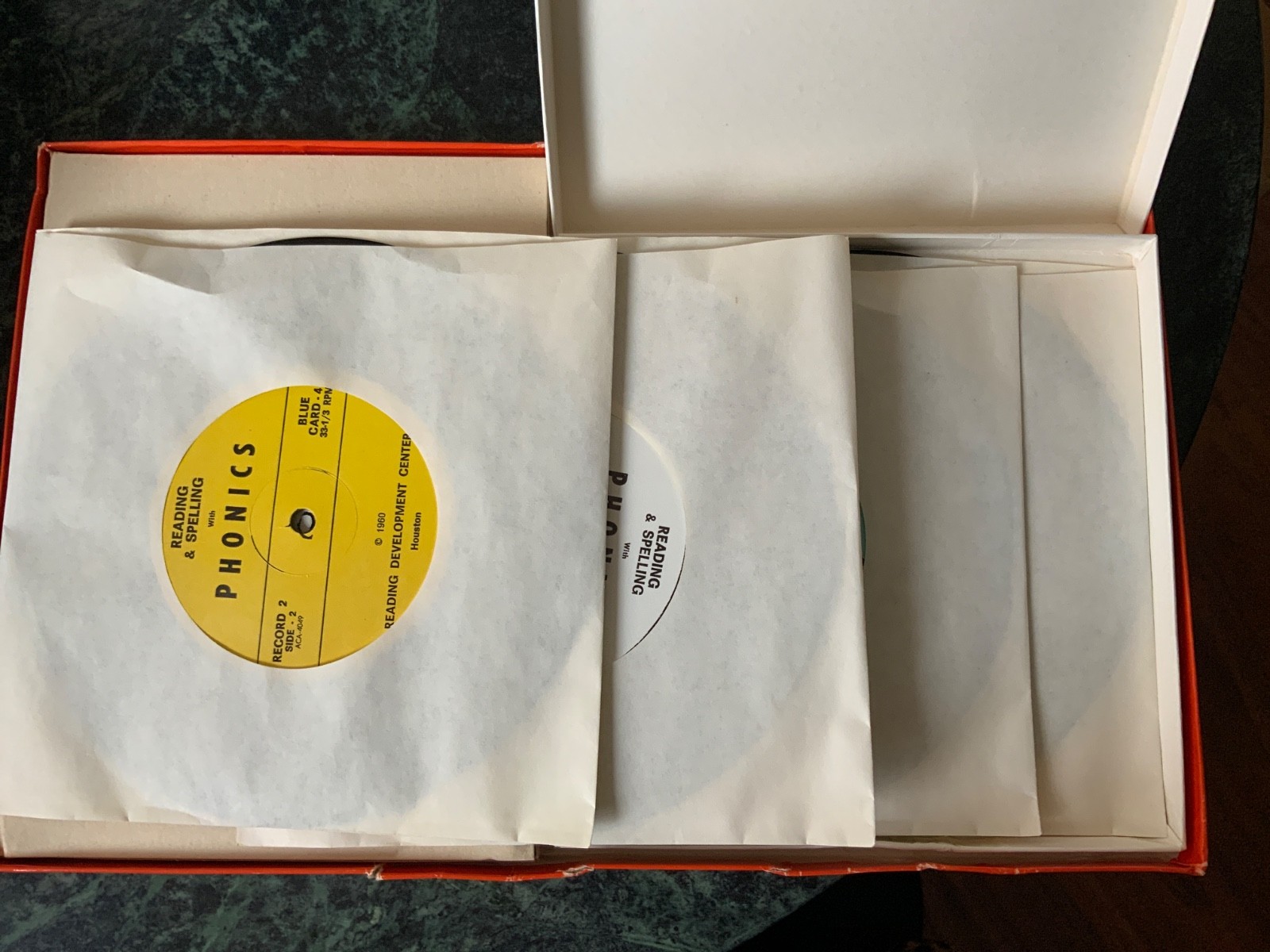 Vintage Reading and Spelling with Phonics w/phonics cards 1964