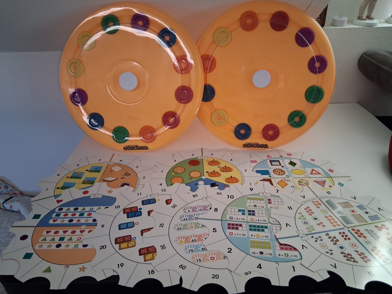 Usborne Early Learning Palette 18 Early Numbers Cards 1st Grade Starter Set