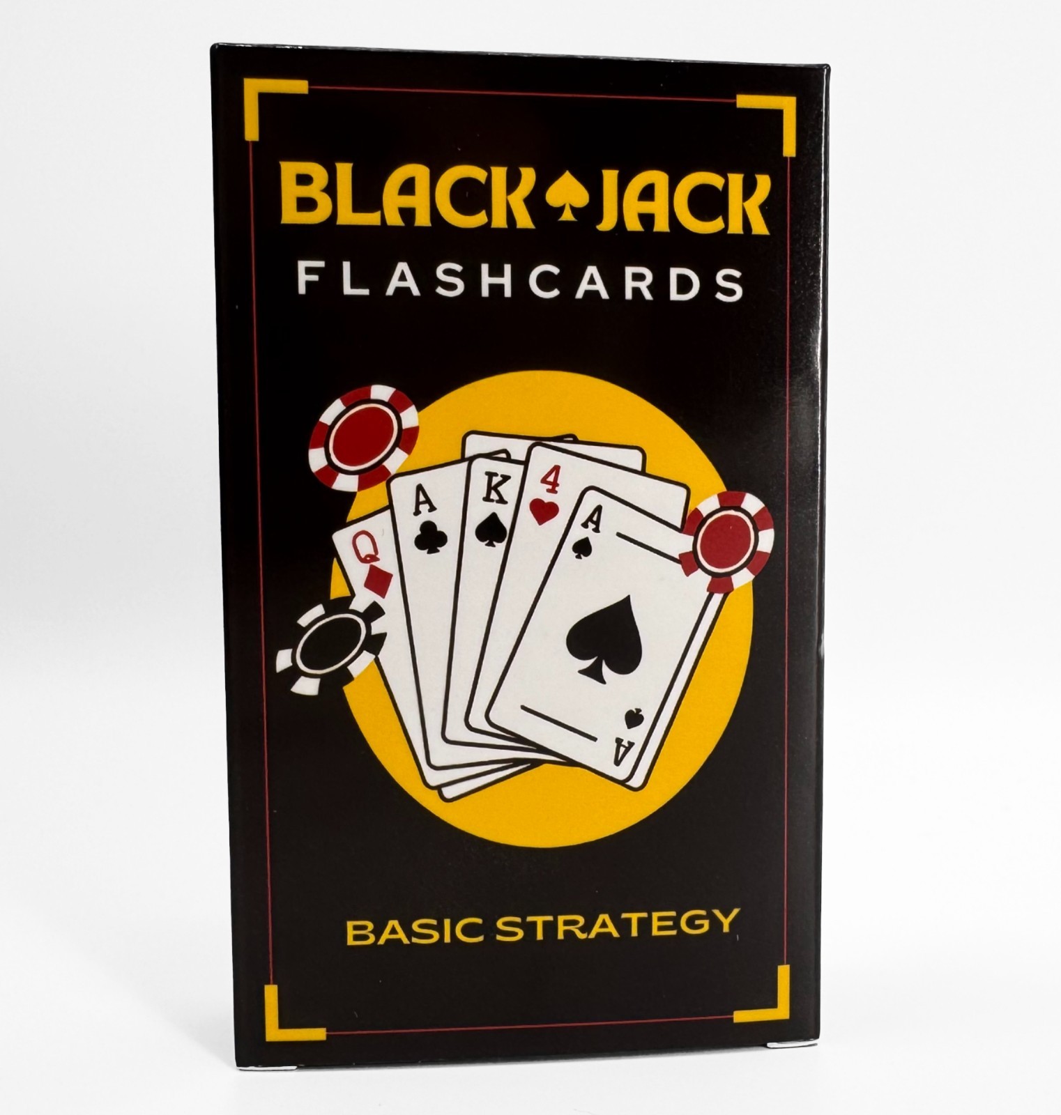 Blackjack Basic Strategy Flashcards for Beginners Casino Game Learning Cards NEW