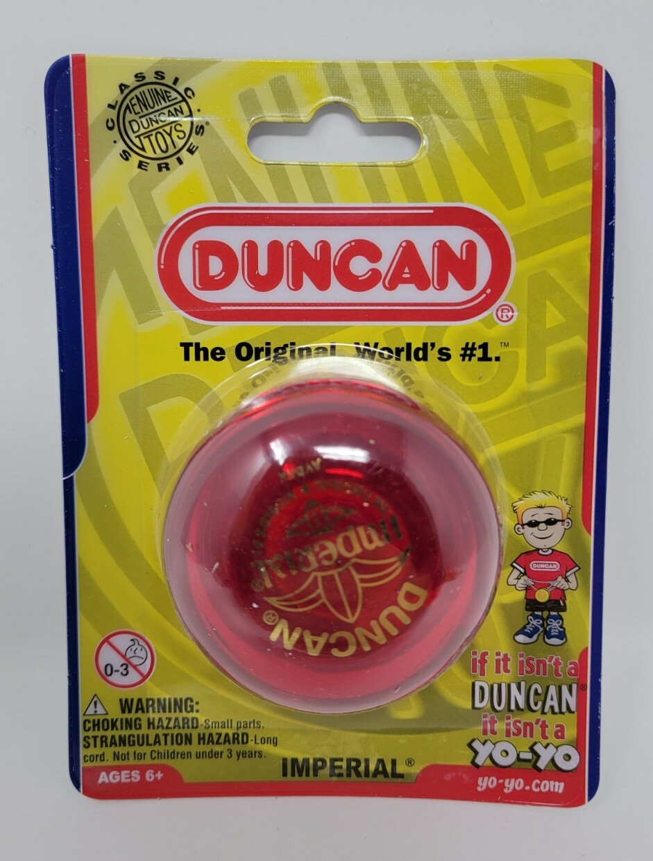 Duncan Imperial Yo Yo Choose From 4 Colors Green Orange Red Blue New Sealed