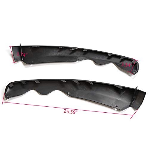 13-16 Ford Fusion Air Dam Deflector Lower Valance Front Bumper Left & Right Pair
