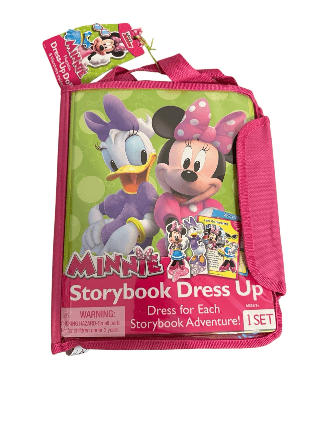 Brand New Minnie Mouse Daisy Duck Story Book Dress Up 33 Pieces