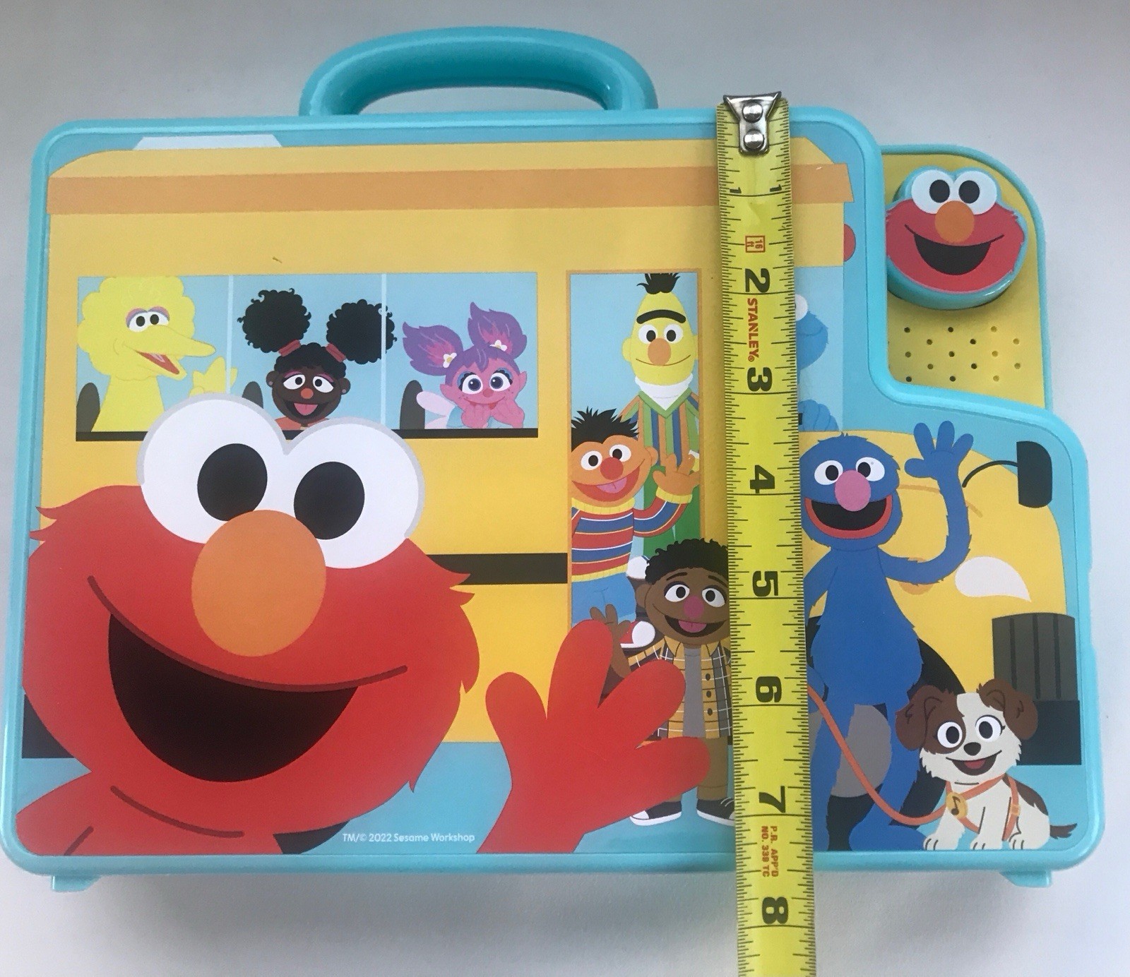 2023 Sesame St Elmo’s Learning Letters Bus Activity Board – Tested Batteries Inc