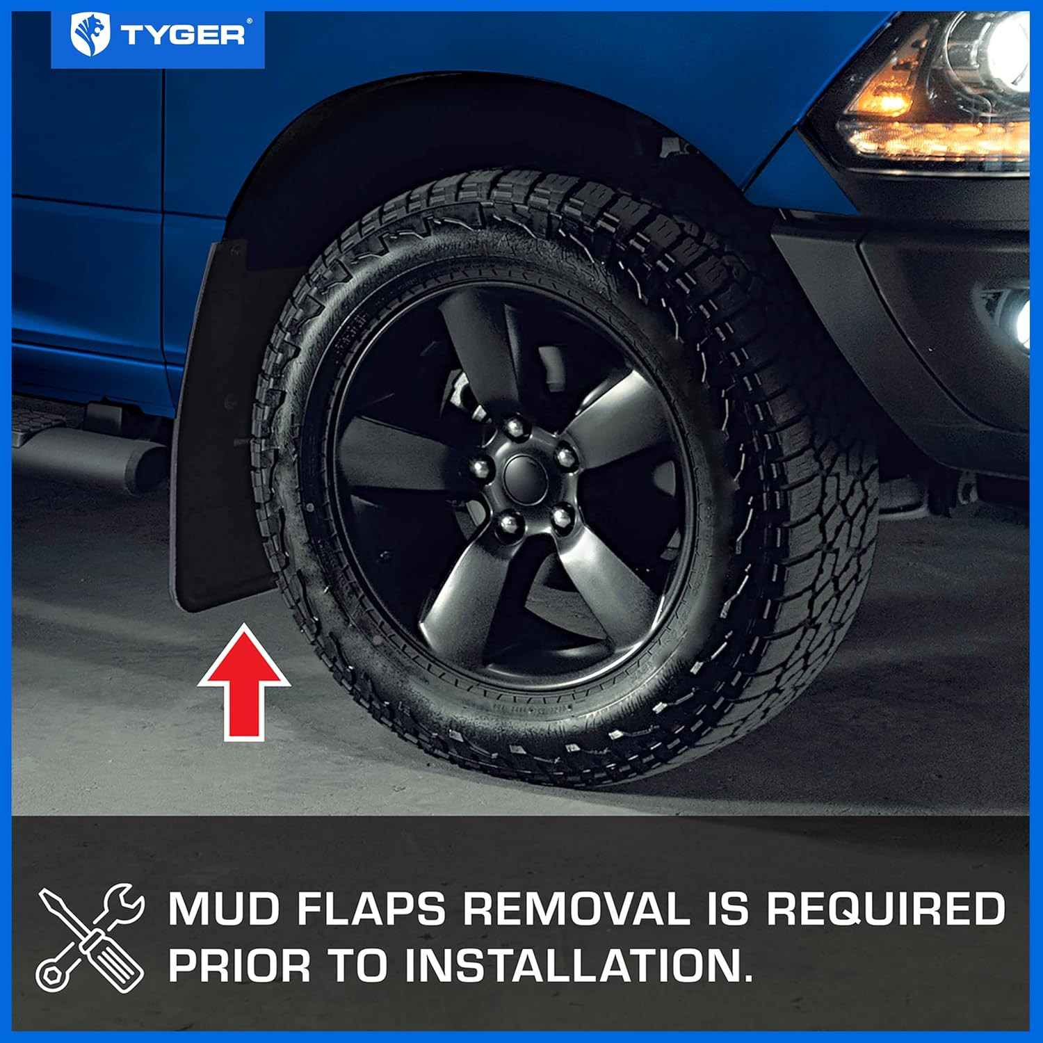 Fender Flare Compatible w 2007-2013 Chevy Silverado 1500 2500 3500HD (No classic