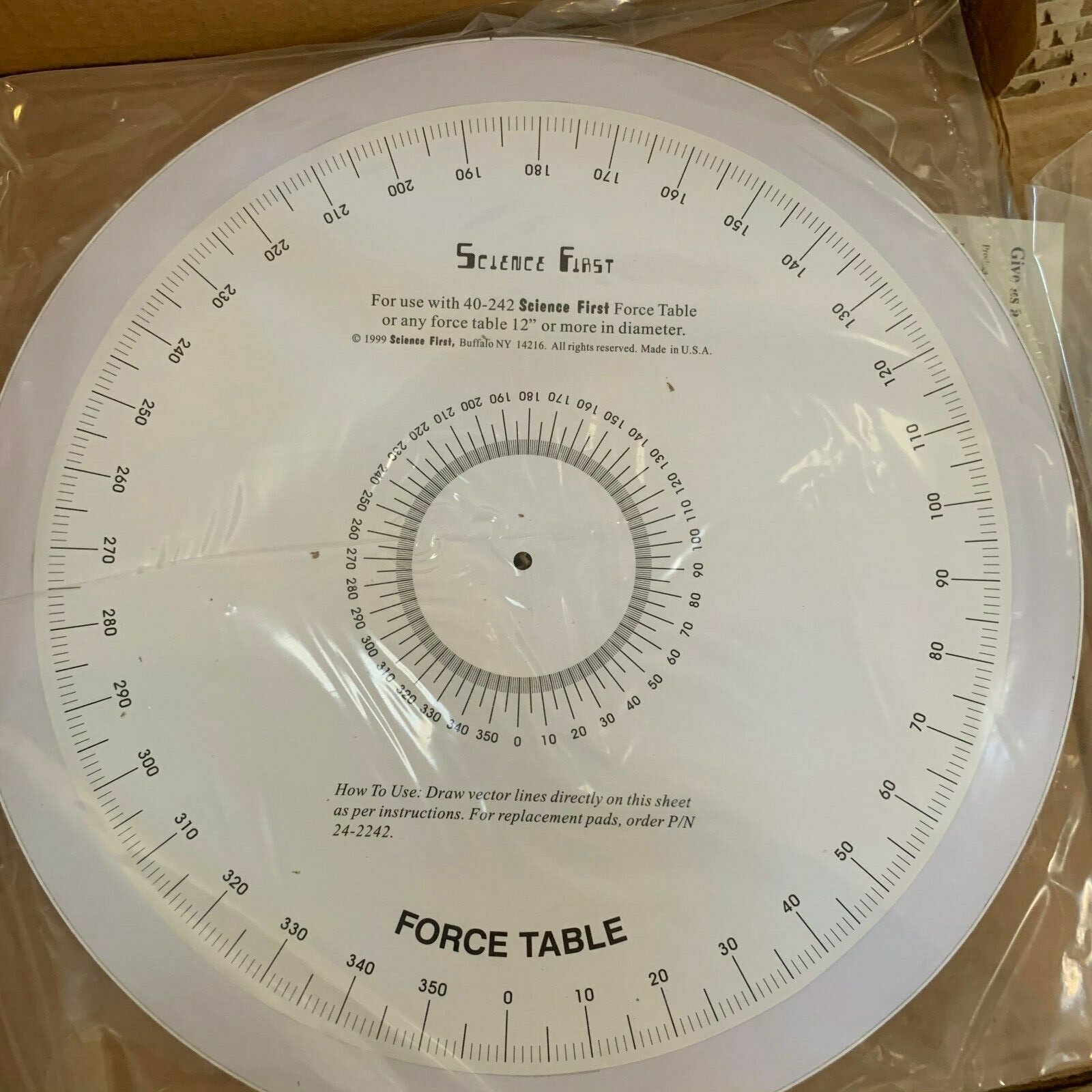 Force Table ~ Science First model 40-242