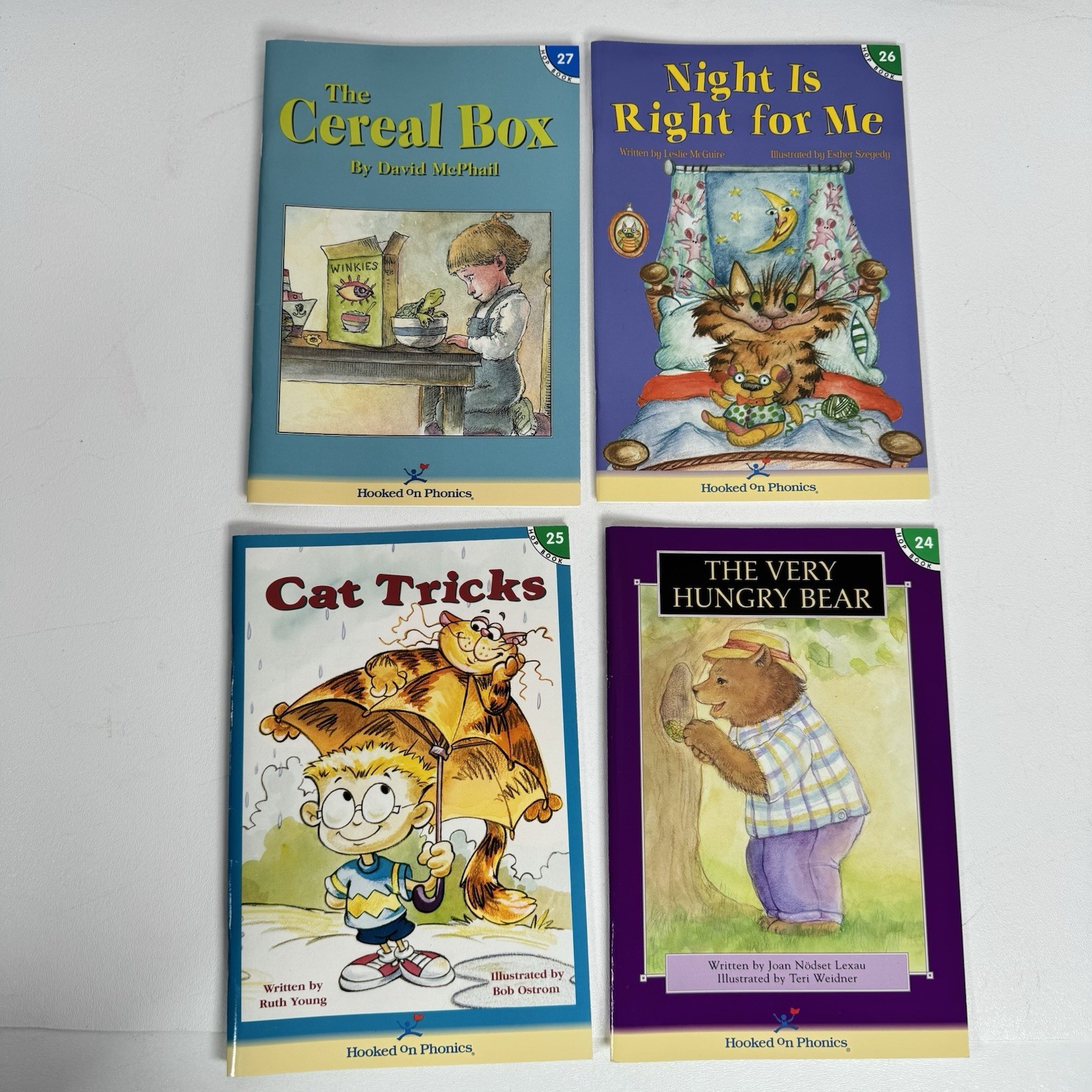 Hooked on Phonics Learn to Read REPLACEMENT Workbooks And Hop Books
