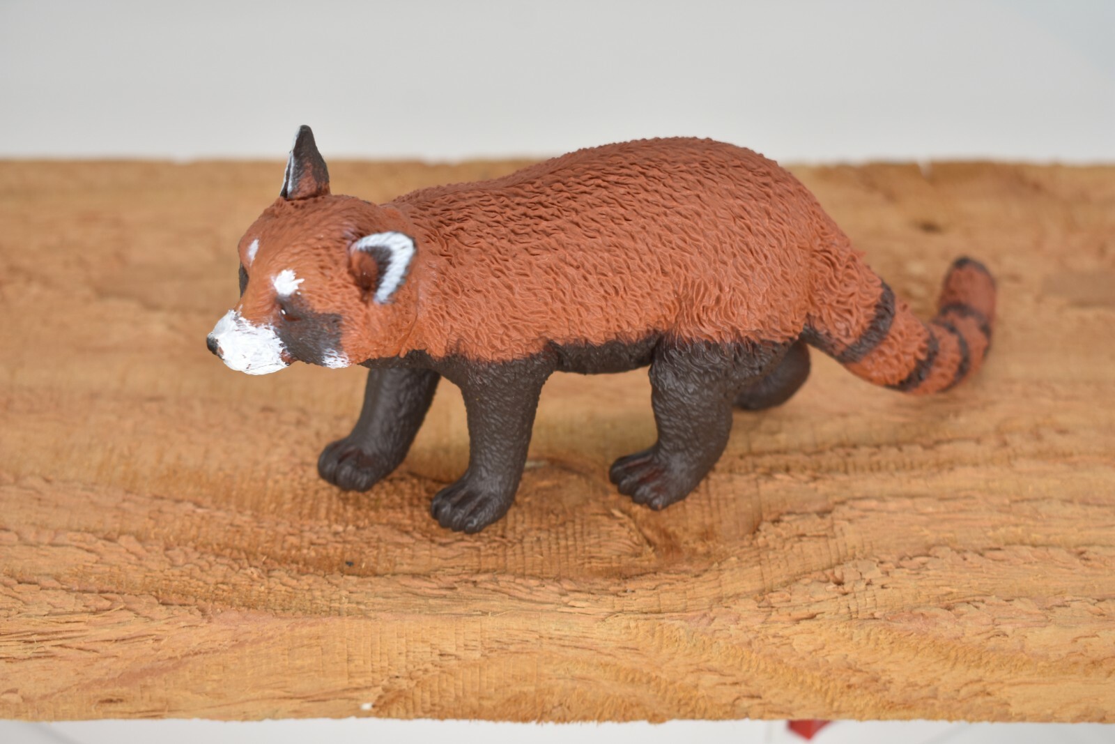 Panda Red Realistic Toy Model Plastic Replica Animal, Kids Gift 6″ F4414