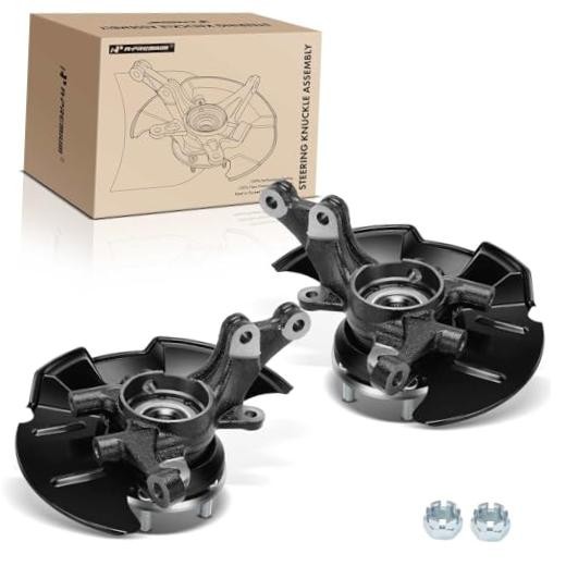 2 x Front Left and Right Steering Knuckle & Front Driver and Passenger Side