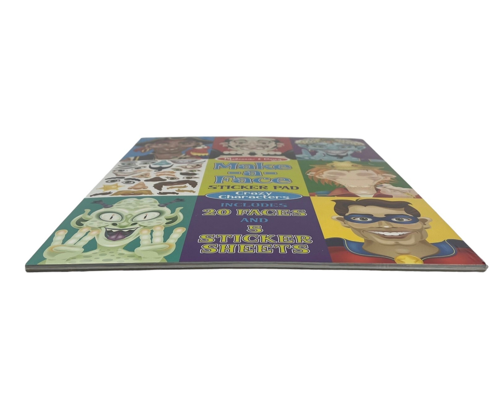 MELISSA & DOUG Make A Funny Faces Stickers Pad NEW SEALED