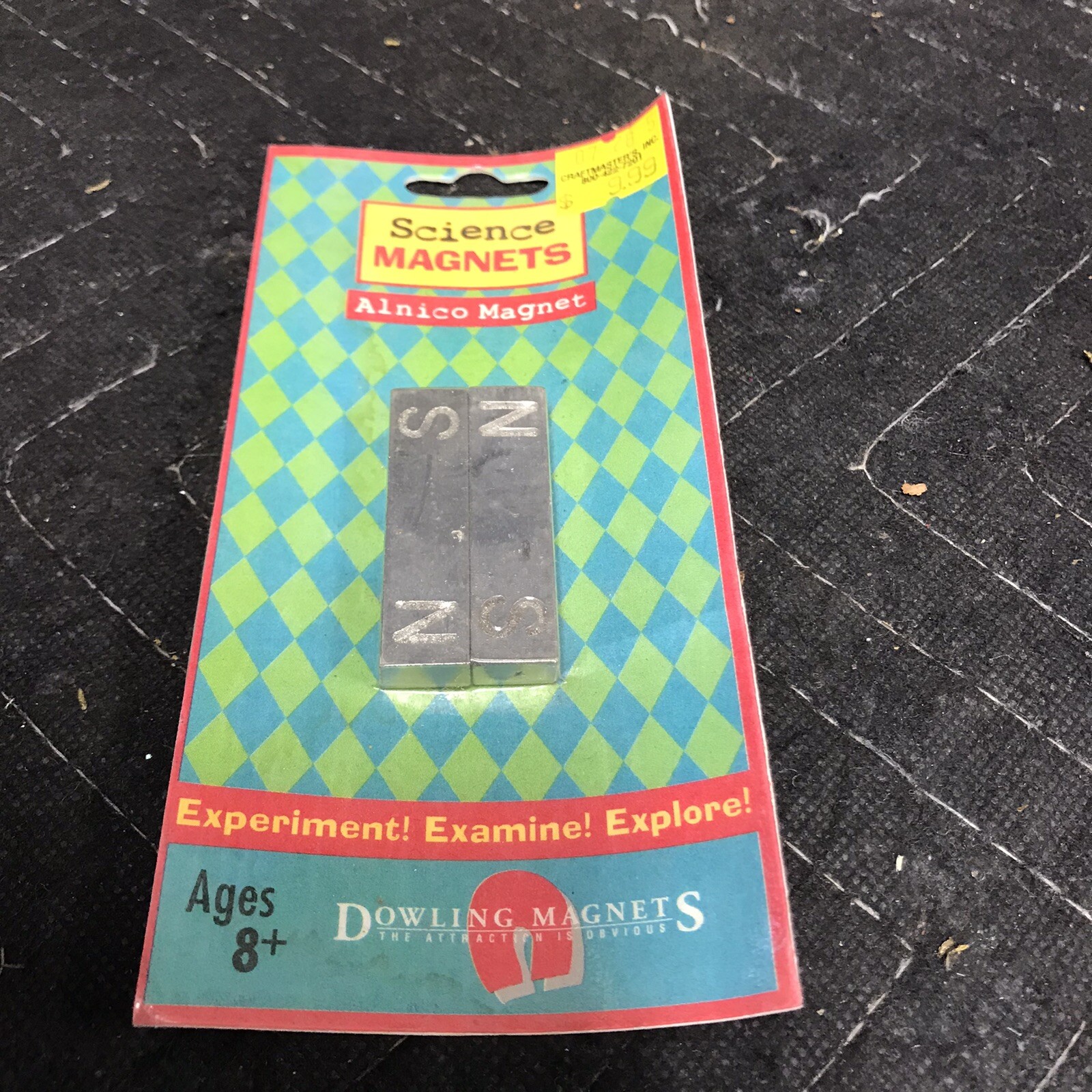 Alnico Science Kit Magnets Educational Explore Experiment Set Pieces Ages 8+