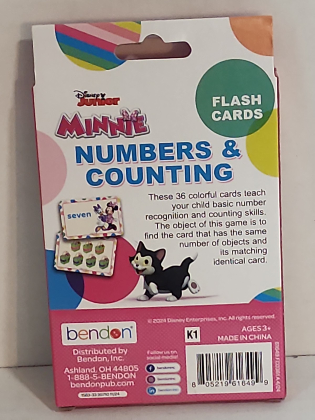 Disney Junior Learning Flash Cards Minnie Numbers & Counting (T190)
