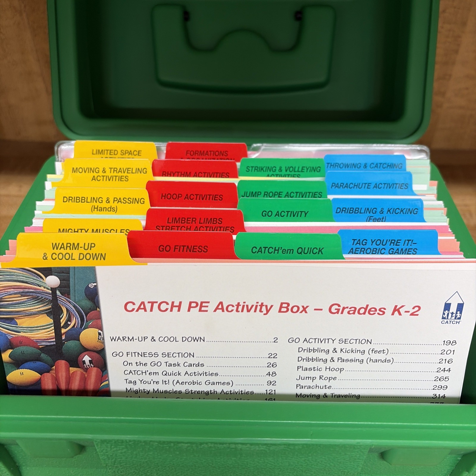 FlagHouse CATCH Kids Club Activity Box Grades K-2 PE activities Active Students