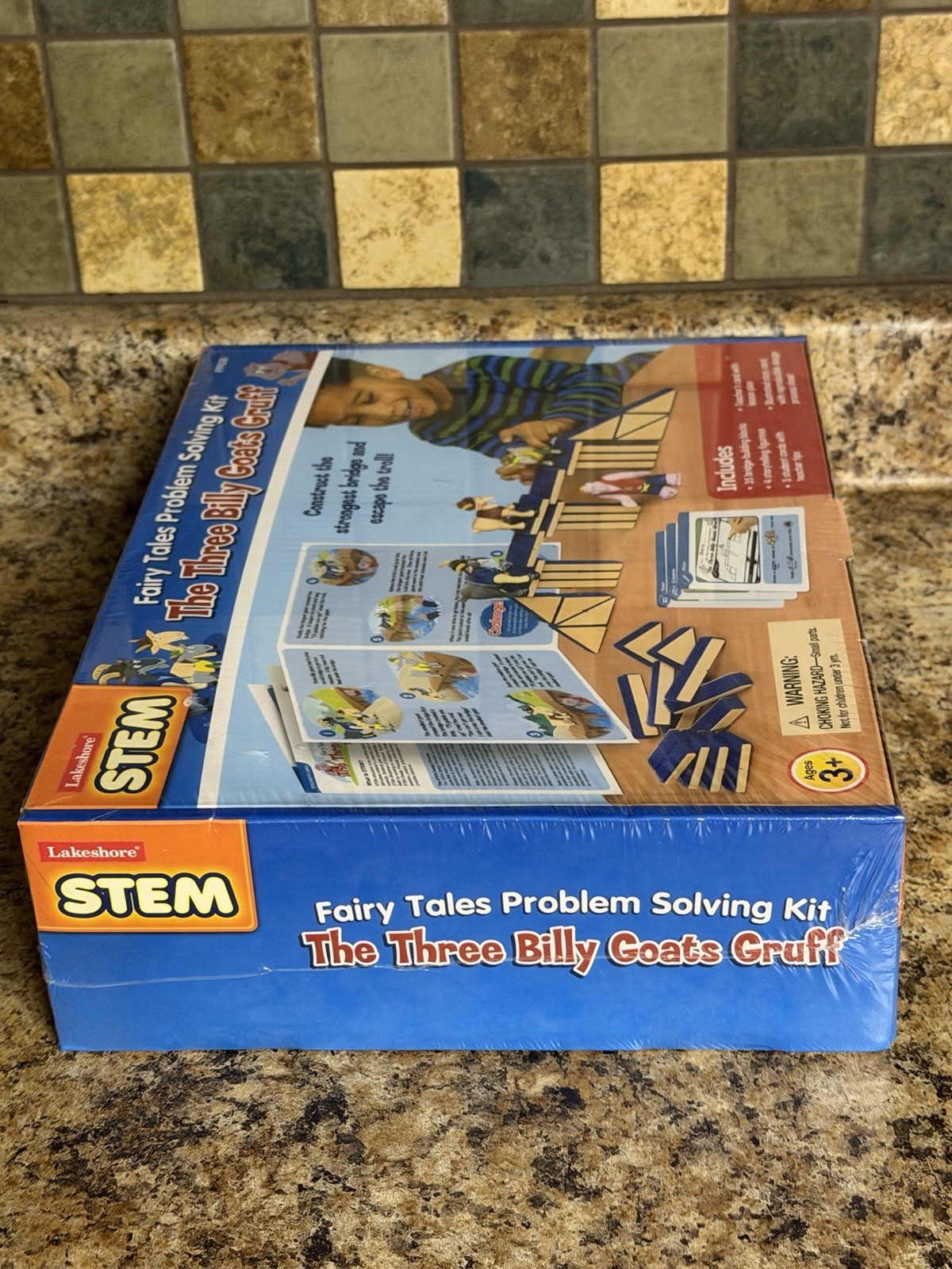 Lakeshore STEM Three Billy Goats Gruff Fairy Tales Problem Solving Kit SEALED