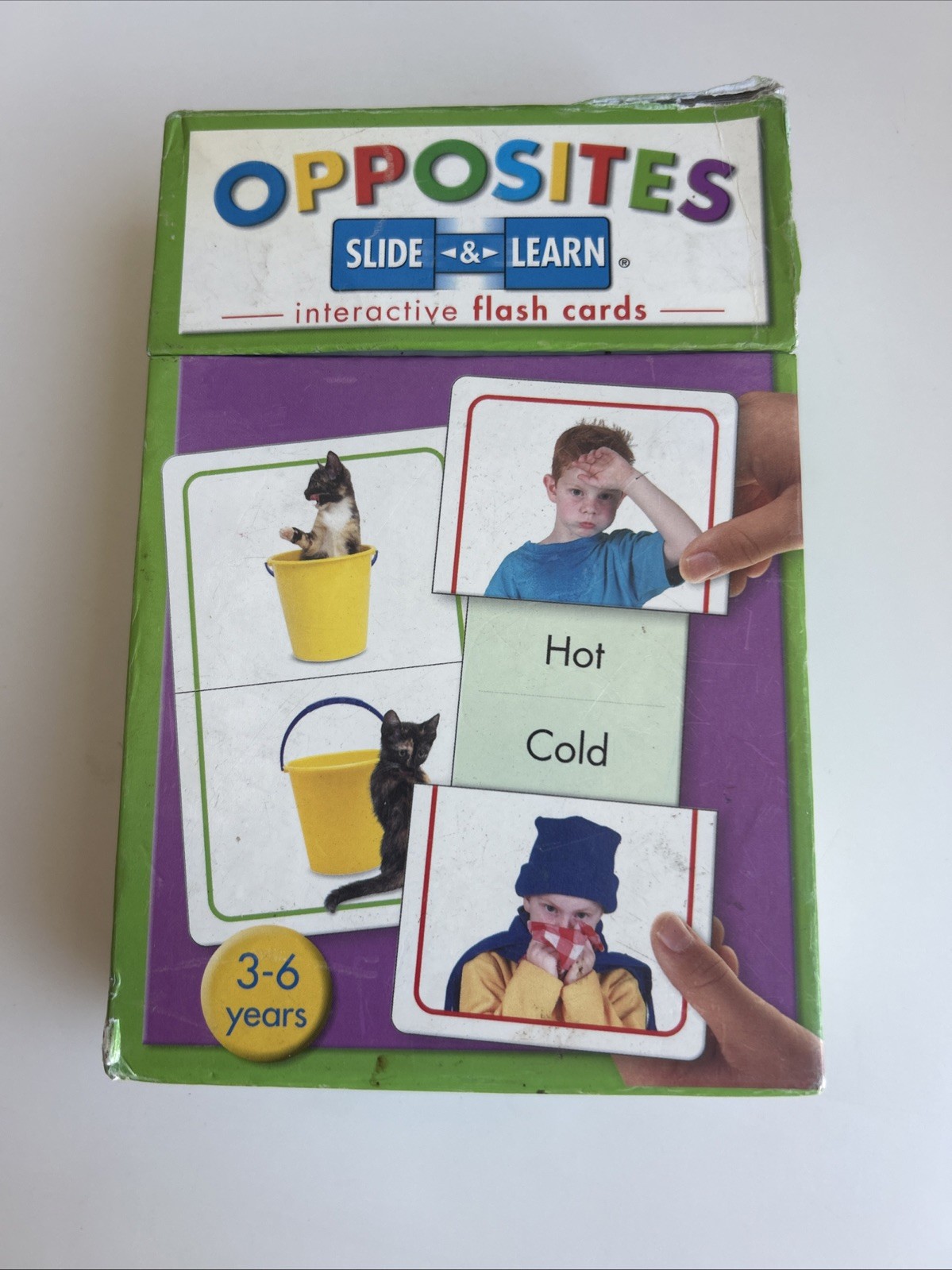 Hinkler Opposites Slide & Learn Interactive Flash Cards