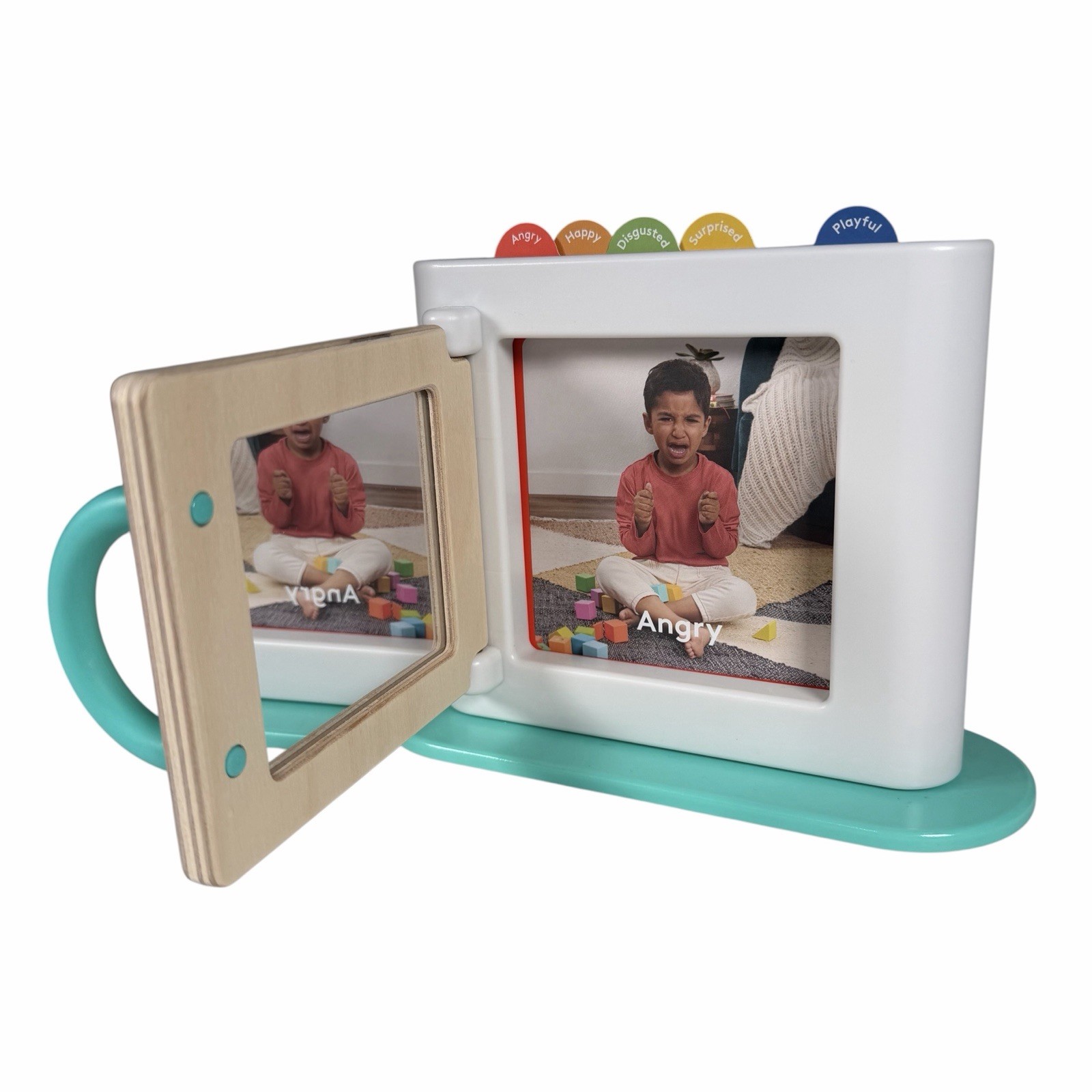 LOVEVERY Emotion Match Mirror & Cards Set Montessori Toy The Enthusiast Play Kit