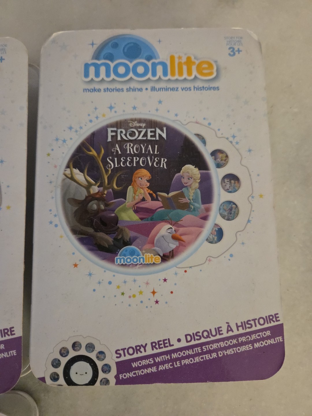 Lot Of 4 Moonlite Storybook Projector Story Reel Goodnight Moon Disney Frozen