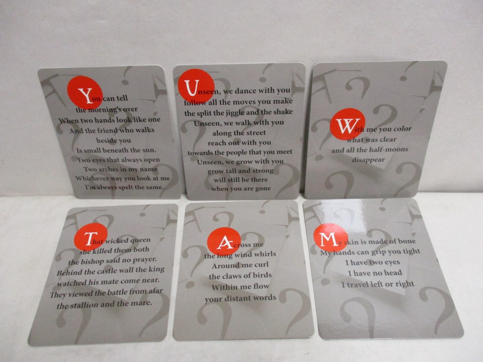 Riddles Knowledge Cards by Emmanuel Williams Complete Set of 48 Cards with Box