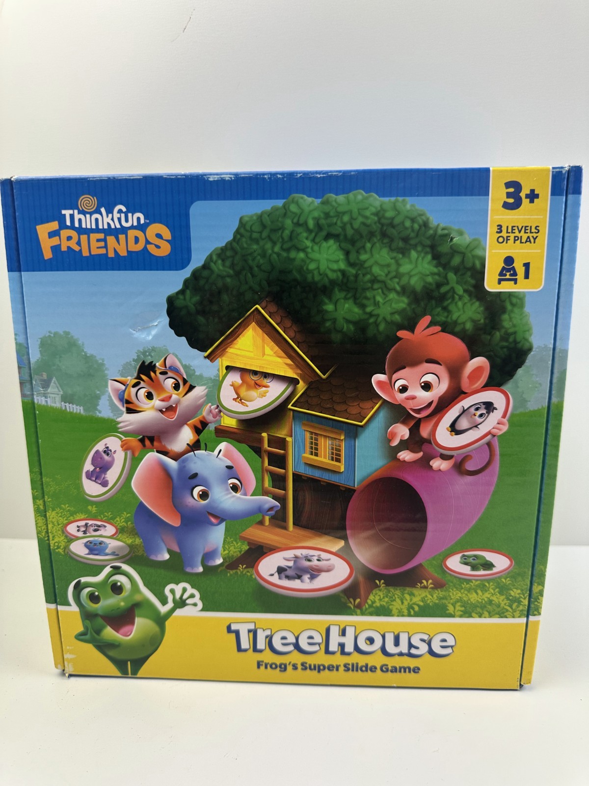 ThinkFun Friends Tree House Frog’s Super Slide Game For Unisex Kids Age 3+