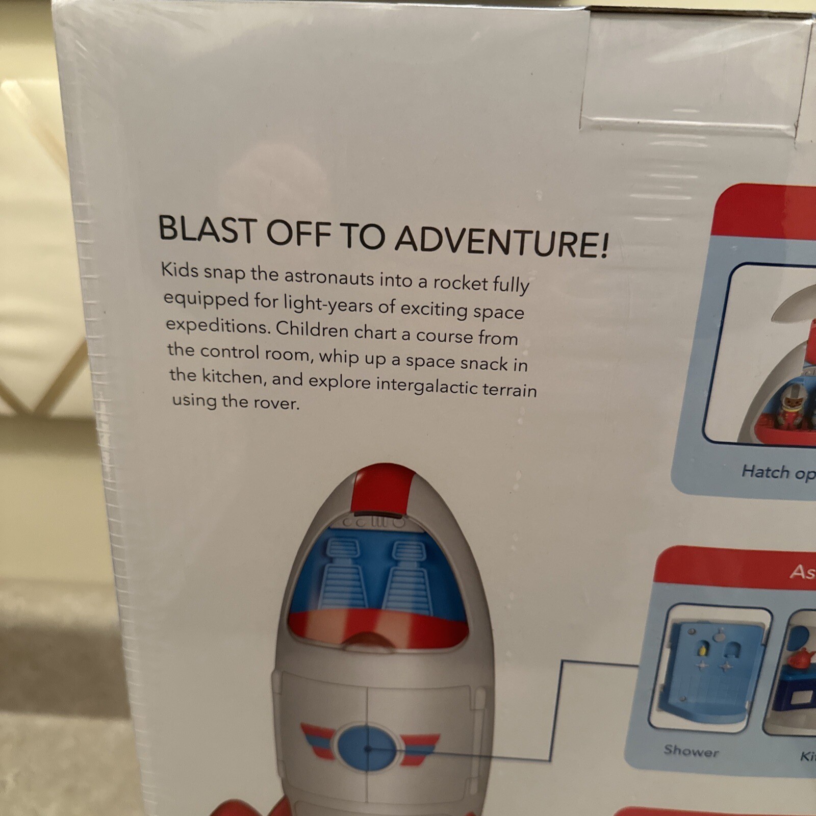 Lakeshore Learn & Play Explore Rocket Space Ship Toy Educational 3+ ~ New Sealed